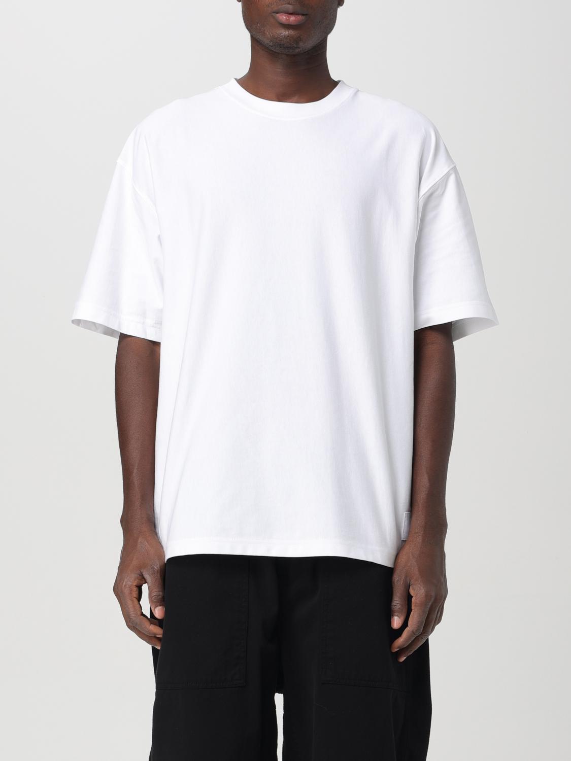 Shop Carhartt T-shirt  Wip Men Color White In Weiss