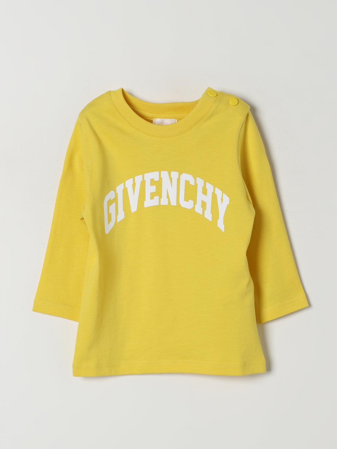 Shop Givenchy T-shirt  Kids Color Yellow In Gelb