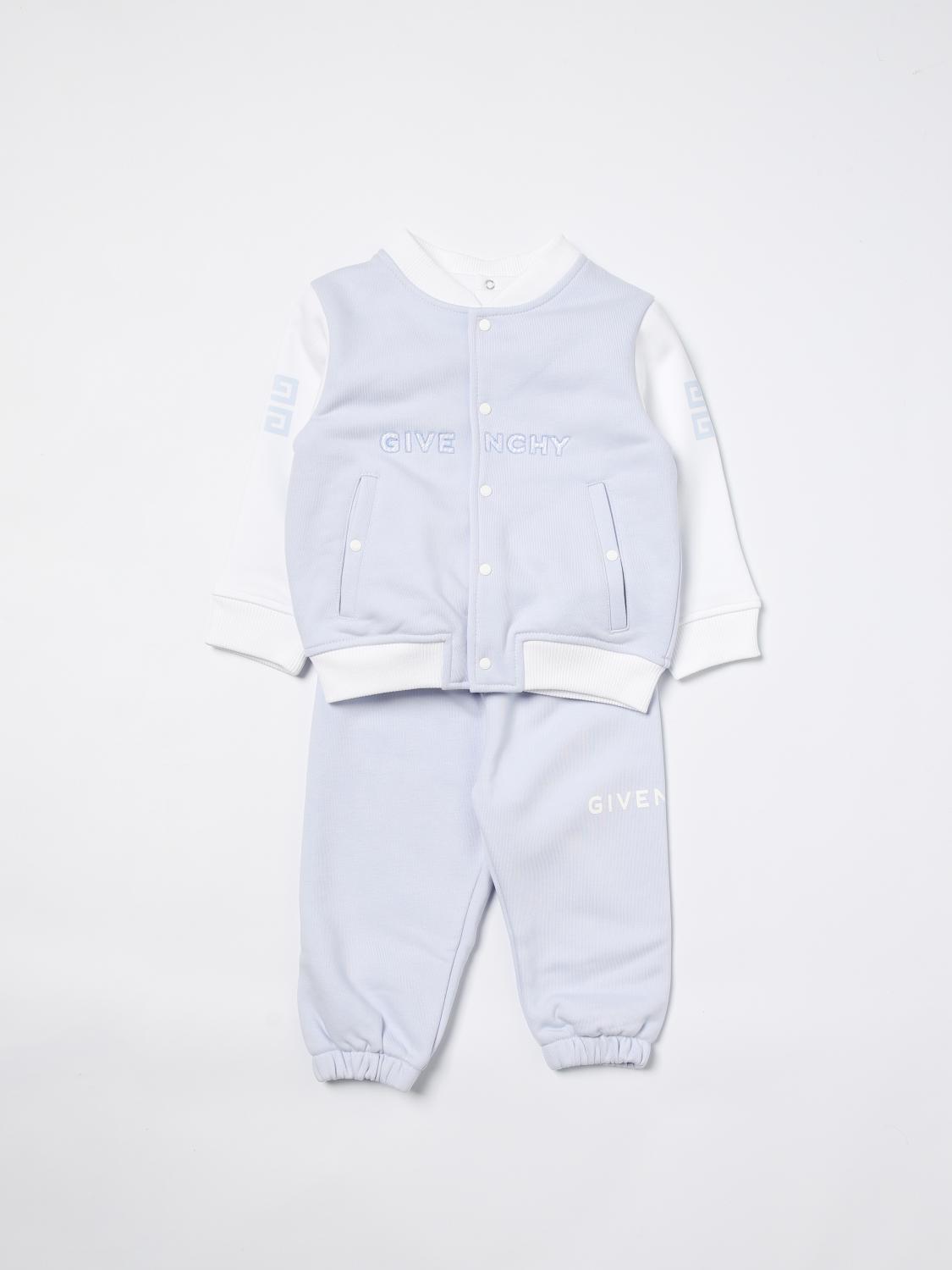 Shop Givenchy Jumpsuit  Kids Color Gnawed Blue In Hellblau