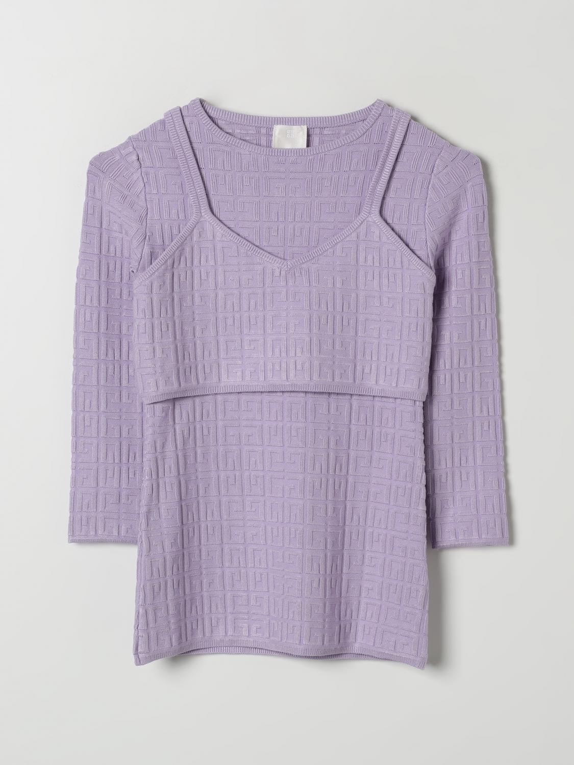 Shop Givenchy Dress  Kids Color Lilac