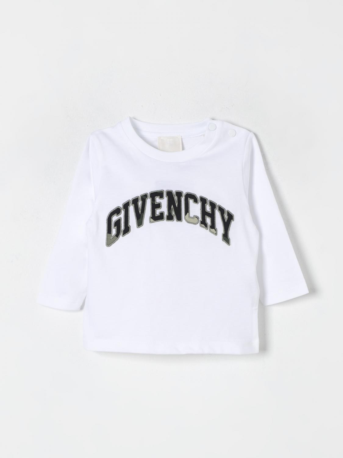 Shop Givenchy T-shirt  Kids Color White In Weiss