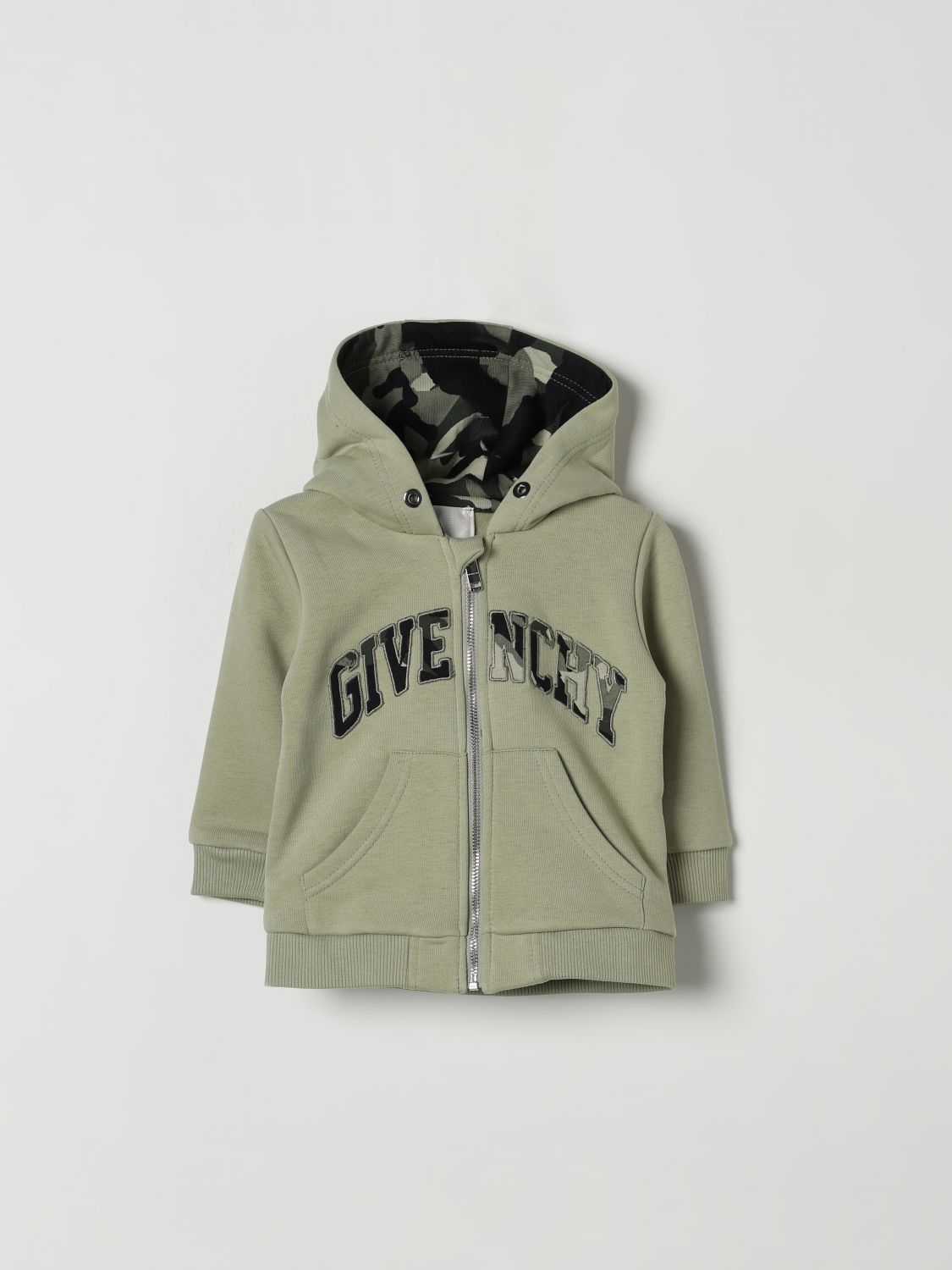 Shop Givenchy Sweater  Kids Color Green In Grün