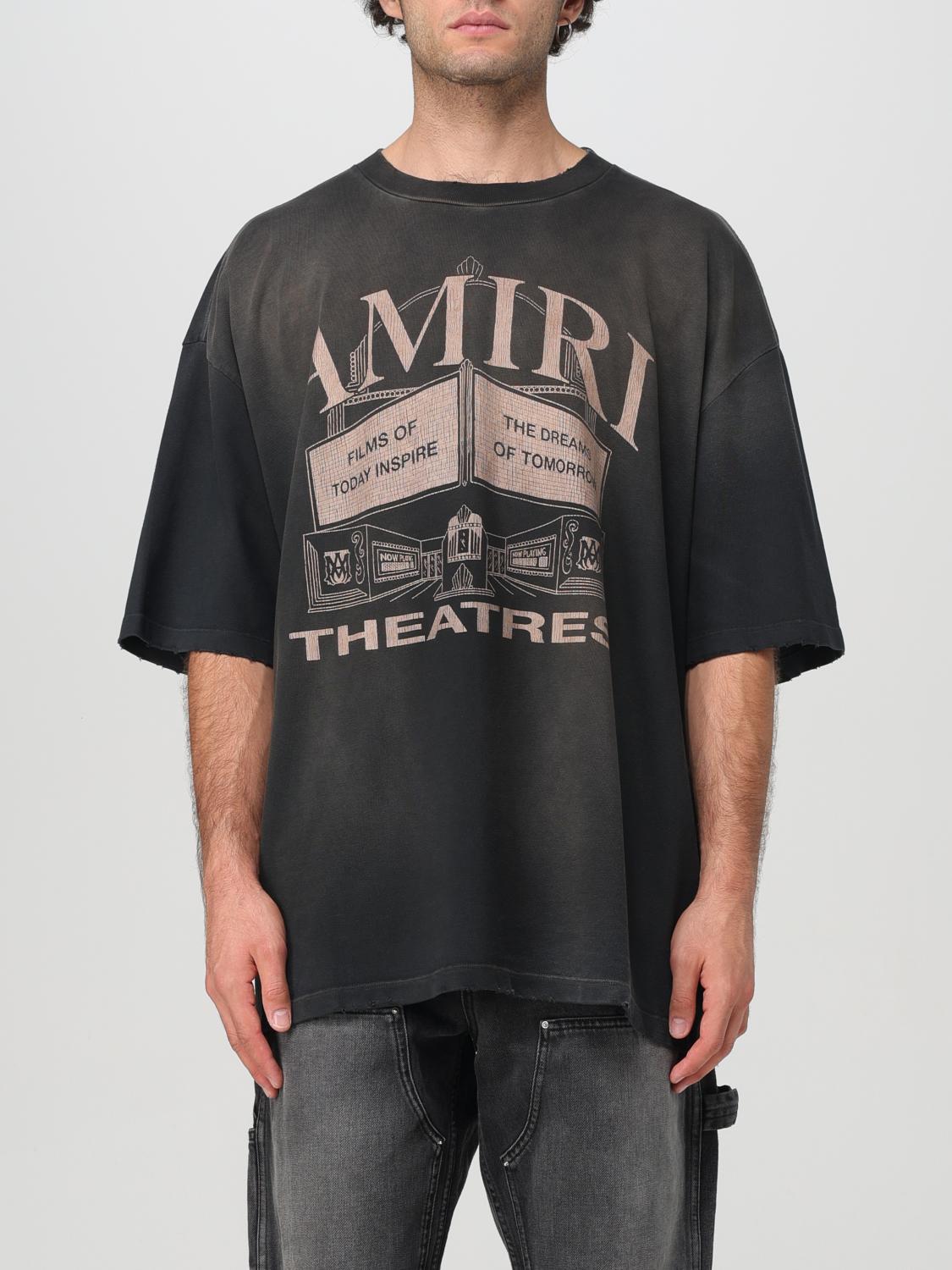 Shop Amiri T-shirt  Men Color Black In Schwarz