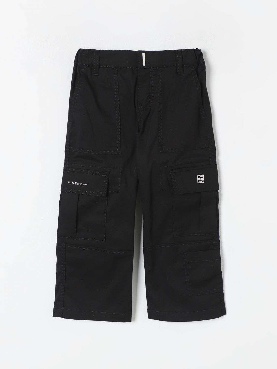 Shop Givenchy Pants  Kids Color Black In Schwarz