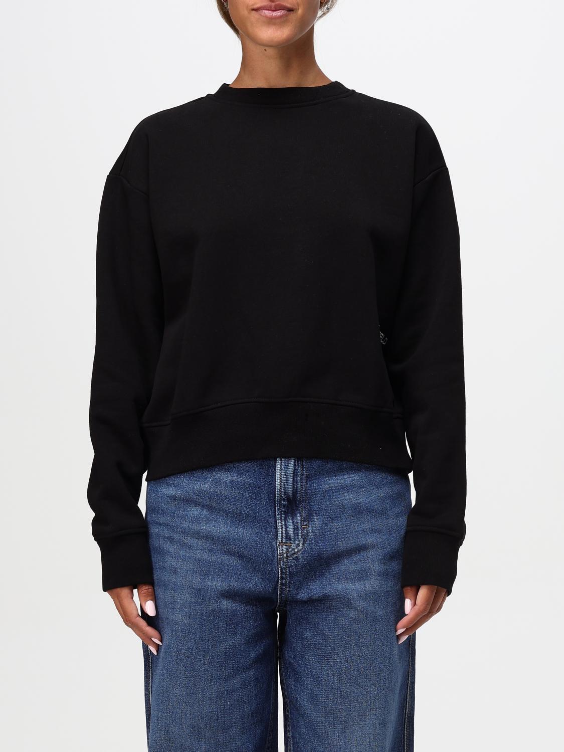 Shop Karl Lagerfeld Sweatshirt  Woman Color Black In Schwarz