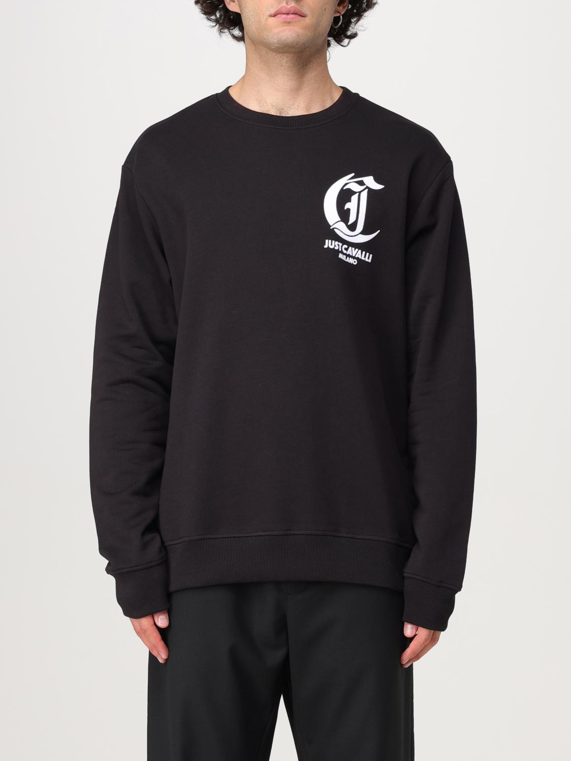 Just Cavalli Sweater  Men Color Black In Schwarz