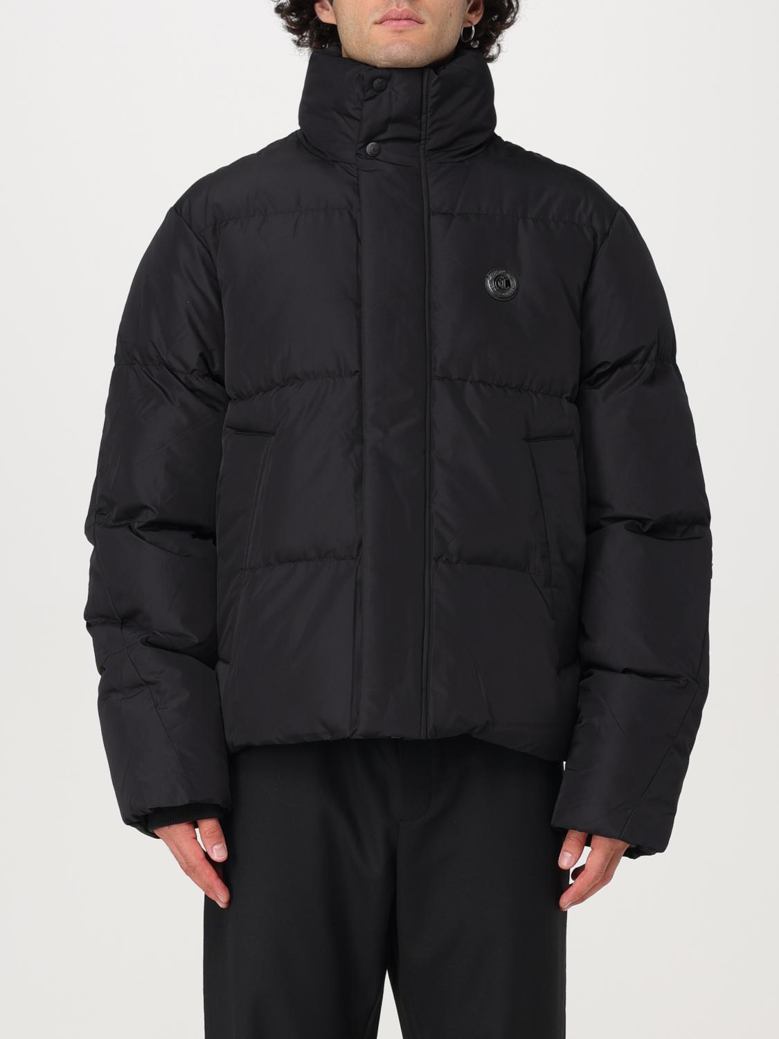 Just Cavalli Coat Men Color Black In Schwarz