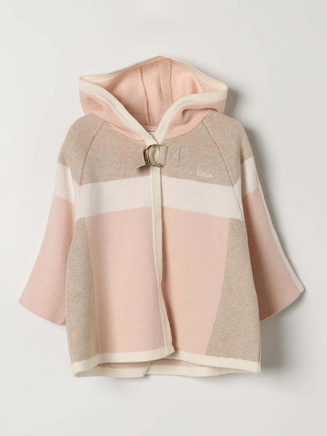 CHLOÉ COATS CHLOÉ KIDS COLOR PINK G01668010