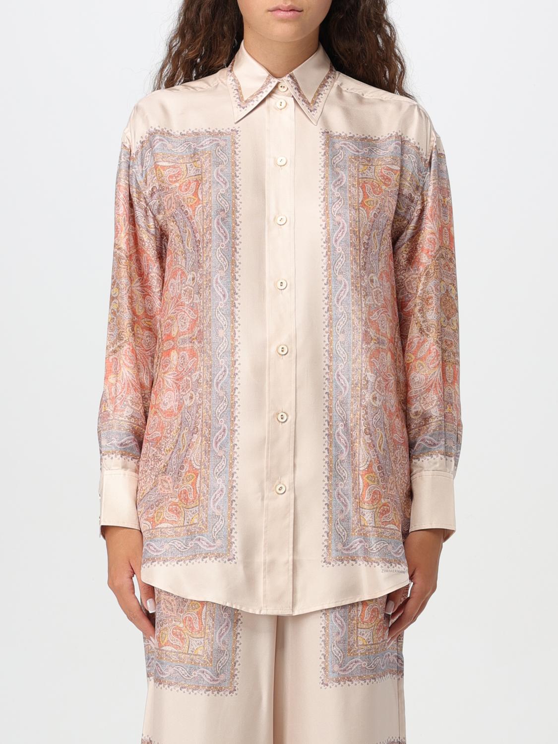 Shop Zimmermann Shirt  Woman Color Pink