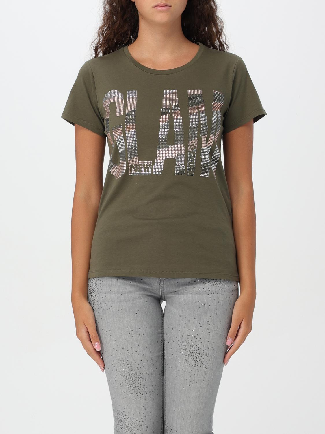 Shop Liu •jo T-shirt Liu Jo Woman Color Green In Grün