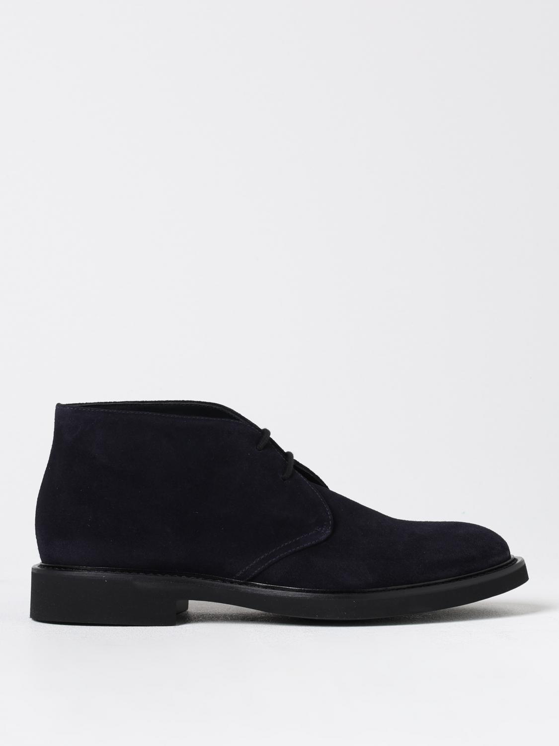 Shop Doucal's Chukka Boots  Men Color Blue In Blau