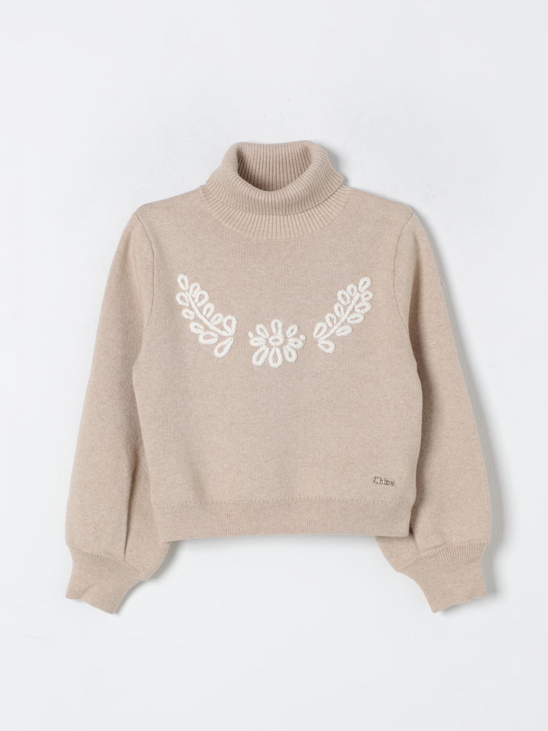 Shop Chloé Sweater  Kids Color Beige