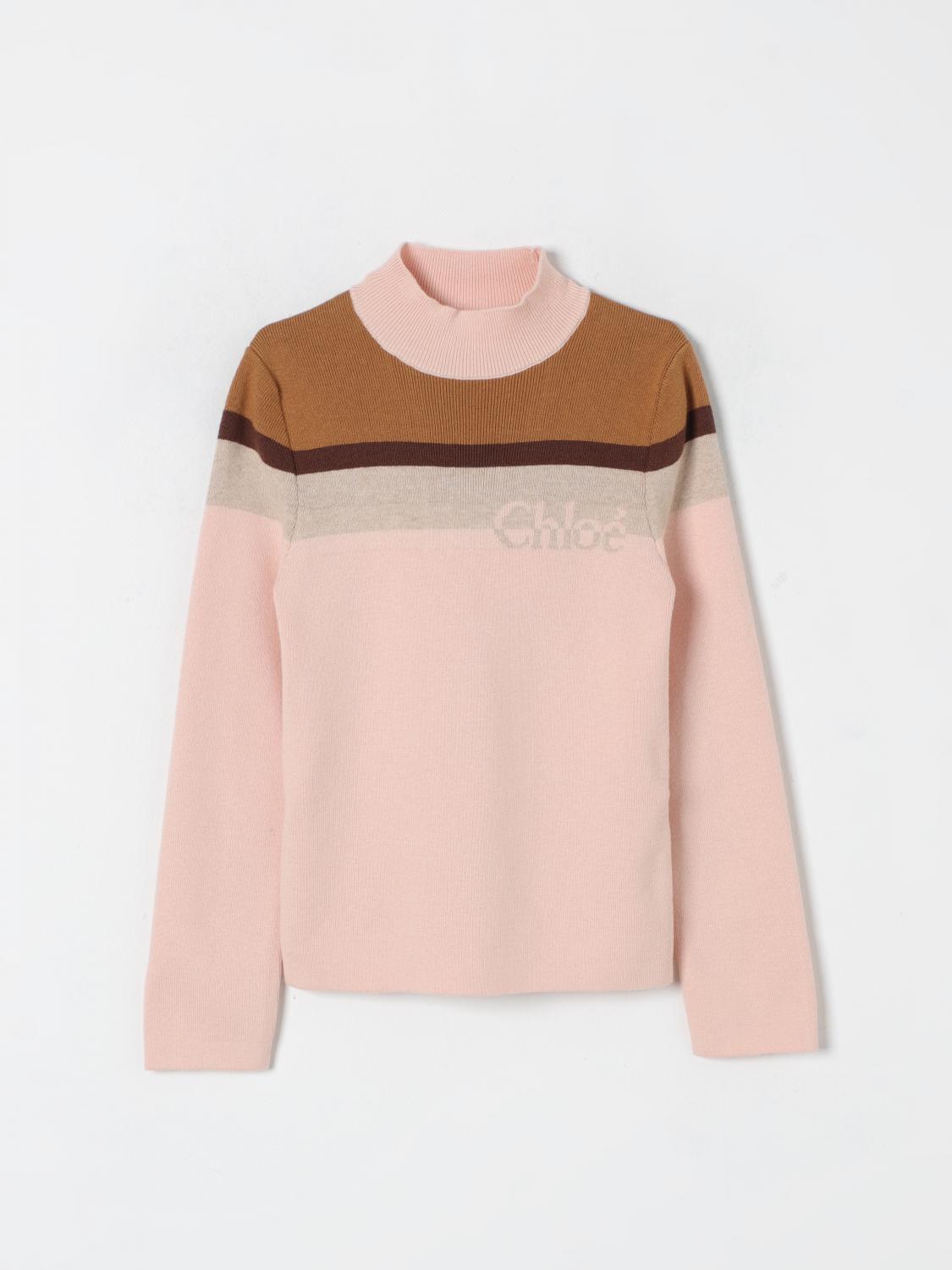 Shop Chloé Sweater  Kids Color Pink