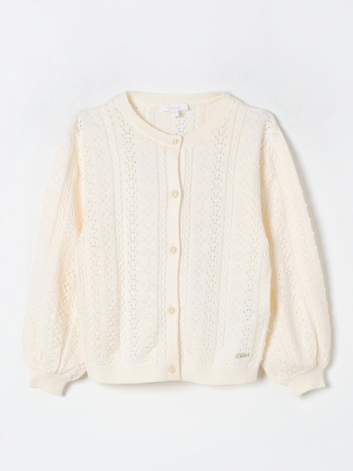 Shop Chloé Sweater  Kids Color Beige