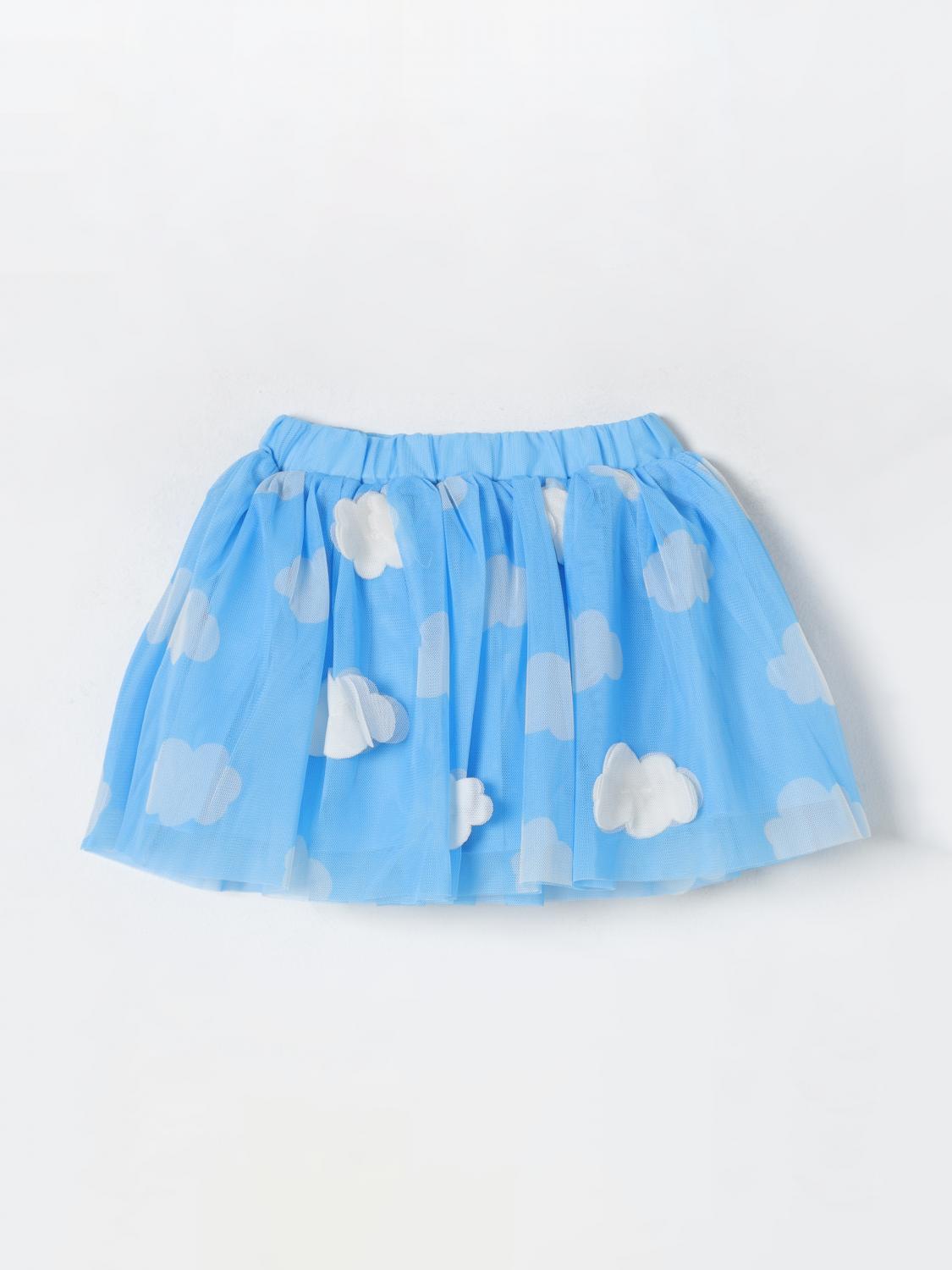 Shop Stella Mccartney Skirt  Kids Kids Color Gnawed Blue In Hellblau