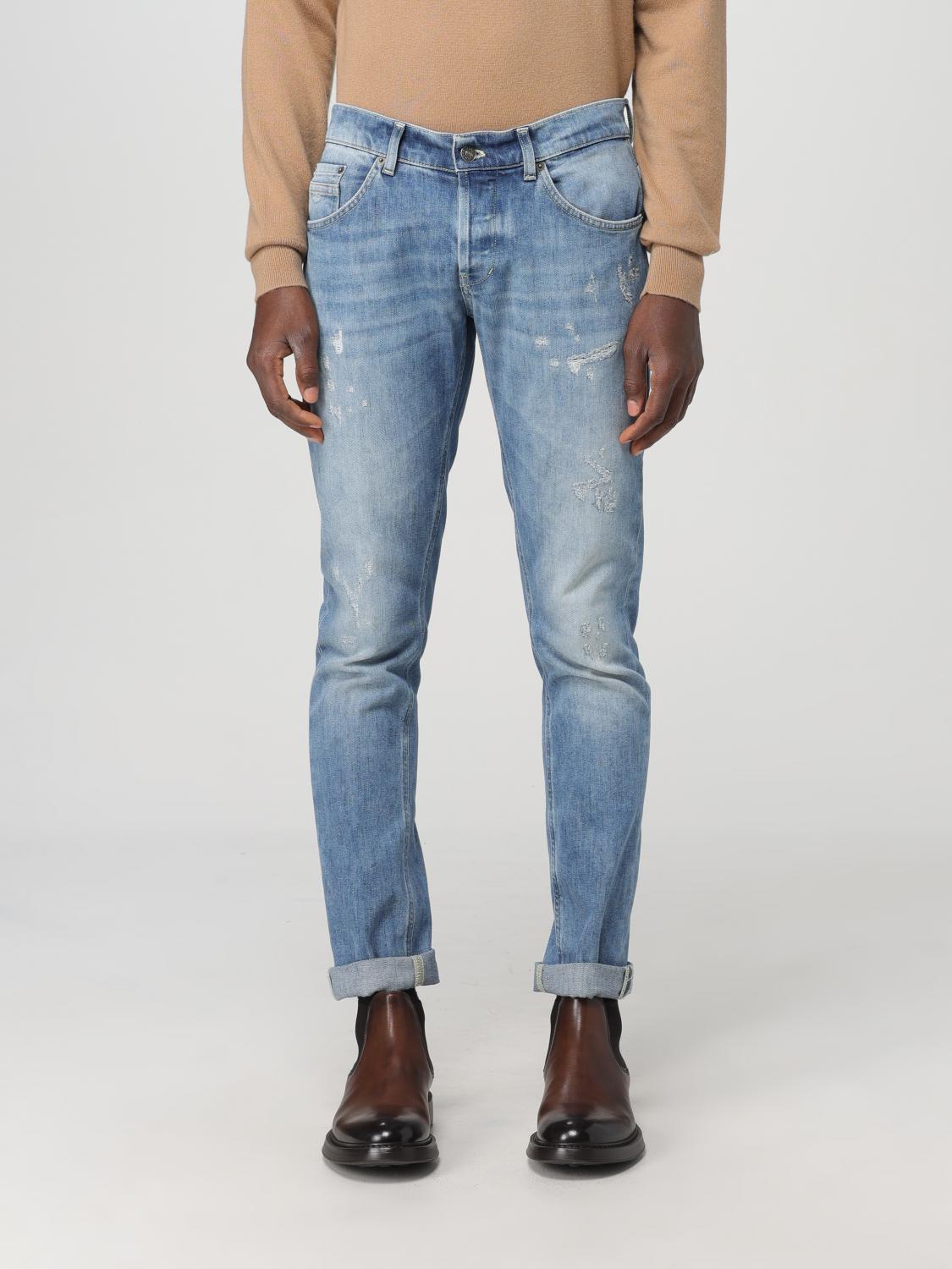 Shop Dondup Jeans  Men Color Blue In Blau