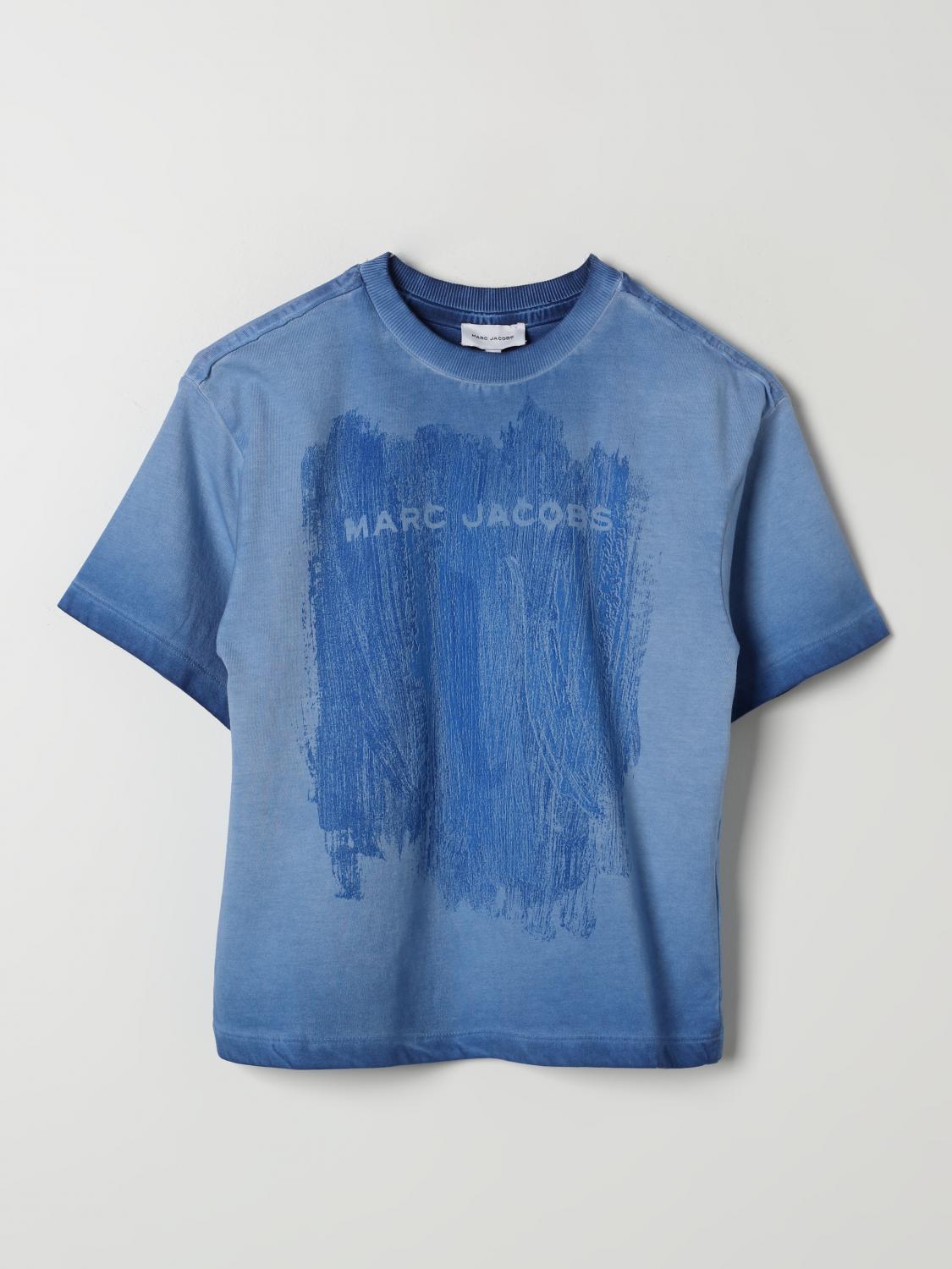 Shop Little Marc Jacobs T-shirt  Kids Color Blue In Blau