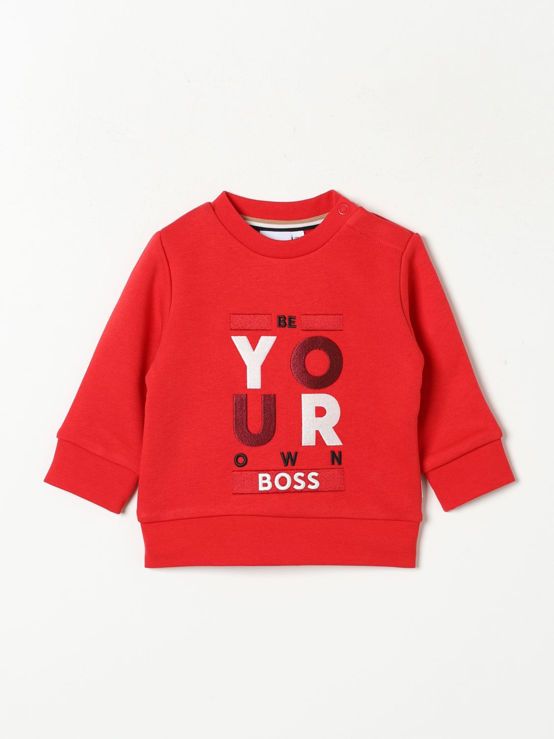 HUGO BOSS SWEATER BOSS KIDS COLOR RED G01932014