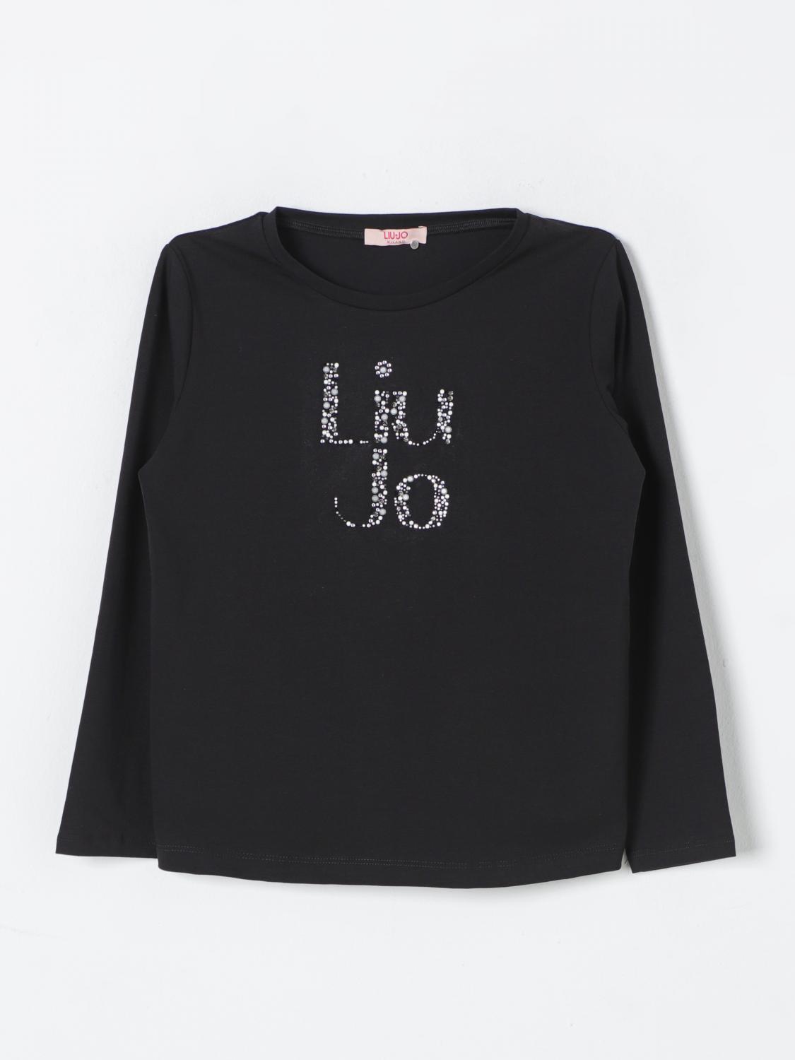 Shop Liu •jo T-shirt Liu Jo Kids Color Black In Schwarz