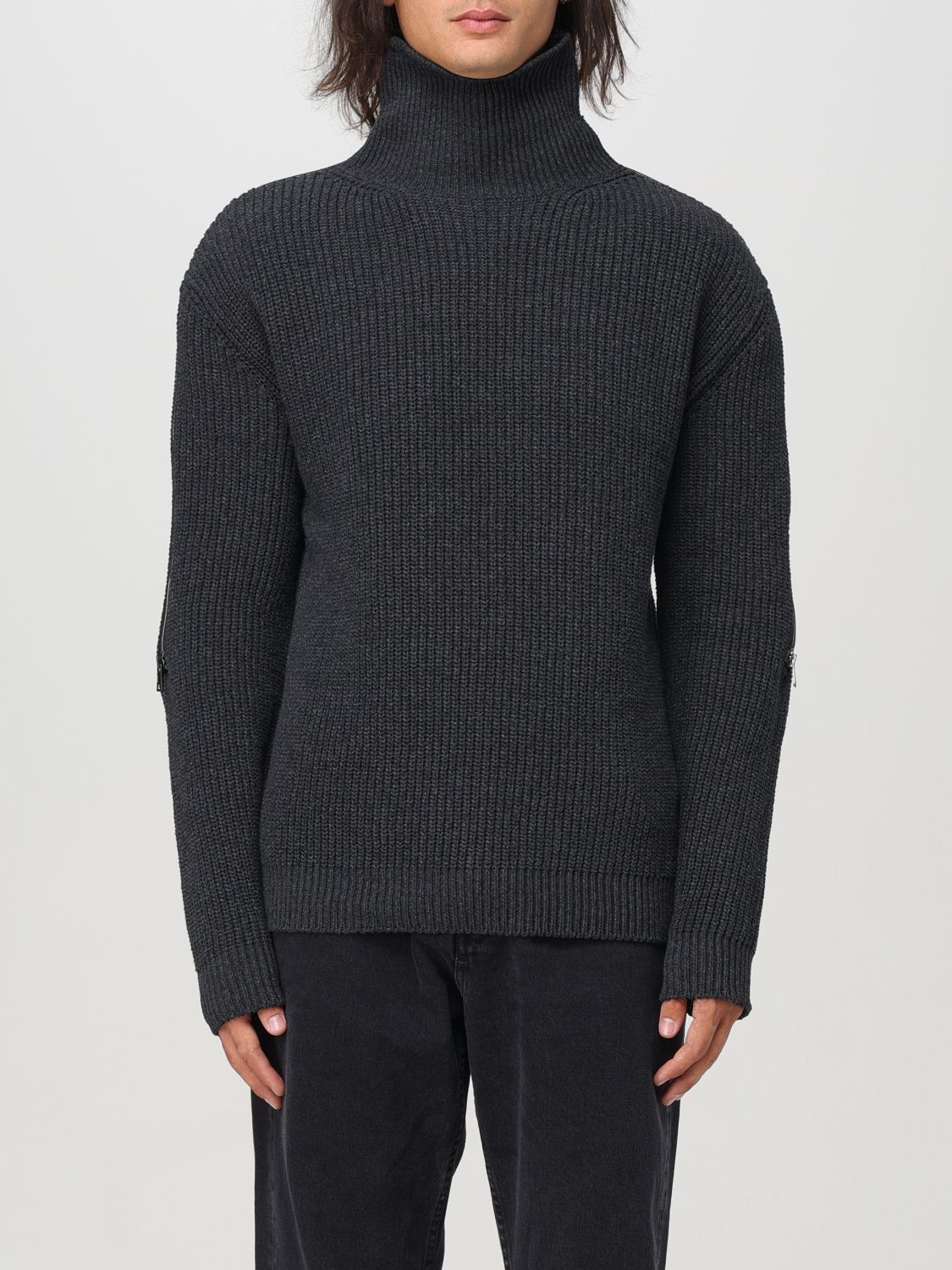 Shop Y/project Sweater  Men Color Grey In Grau