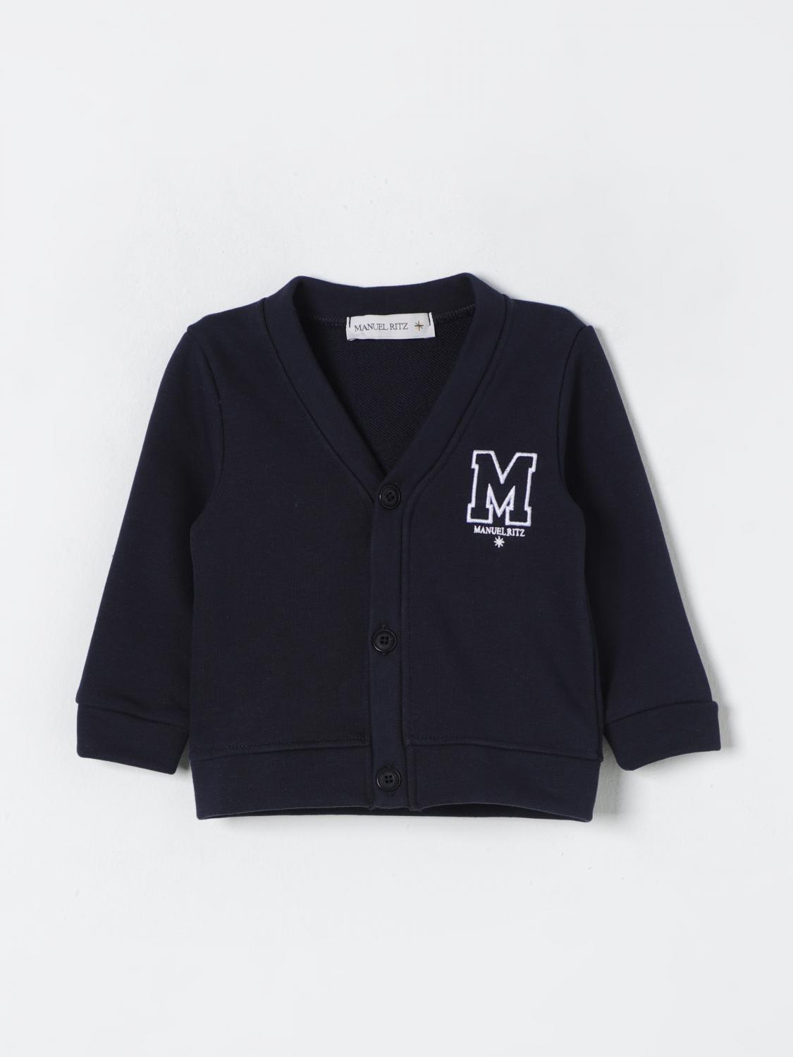 Shop Manuel Ritz Sweater  Kids Color Blue In Blau