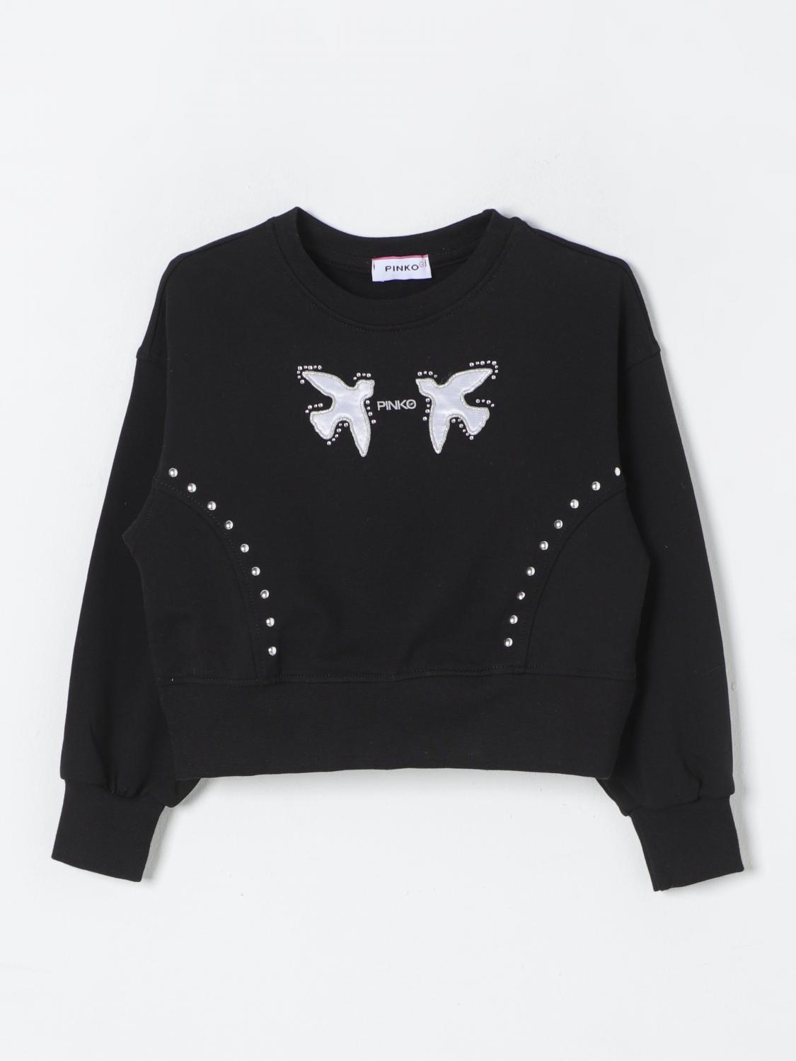 Shop Pinko Sweater  Kids Color Black In Schwarz