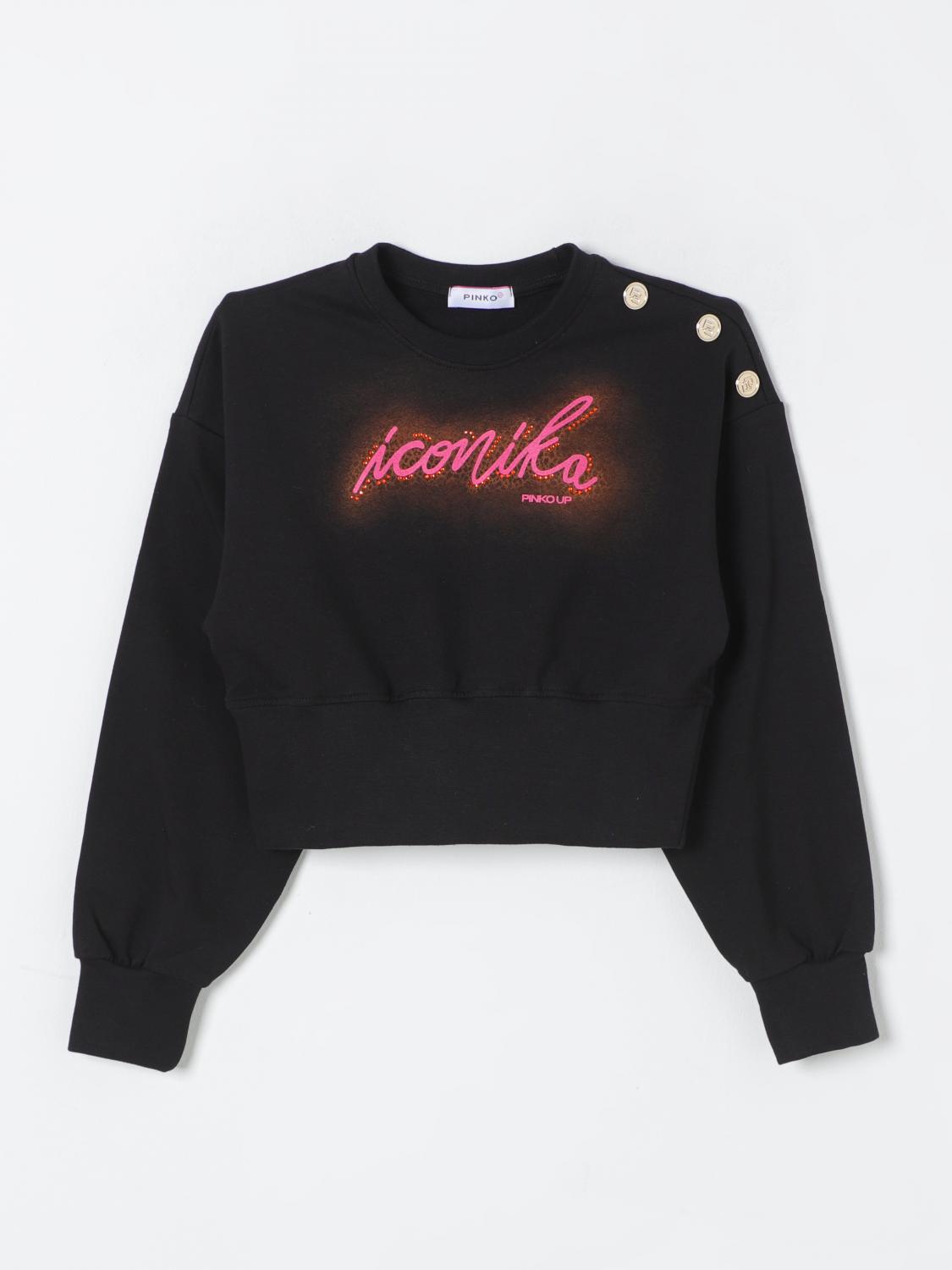 Shop Pinko Sweater  Kids Color Black In Schwarz