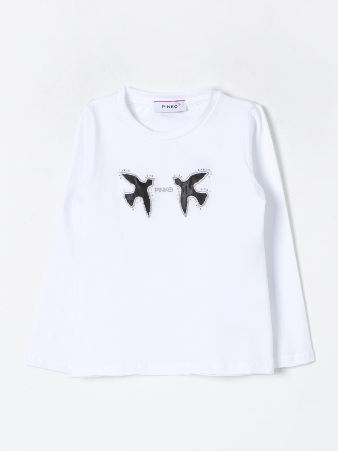 Shop Pinko Sweater  Kids Color White In Weiss