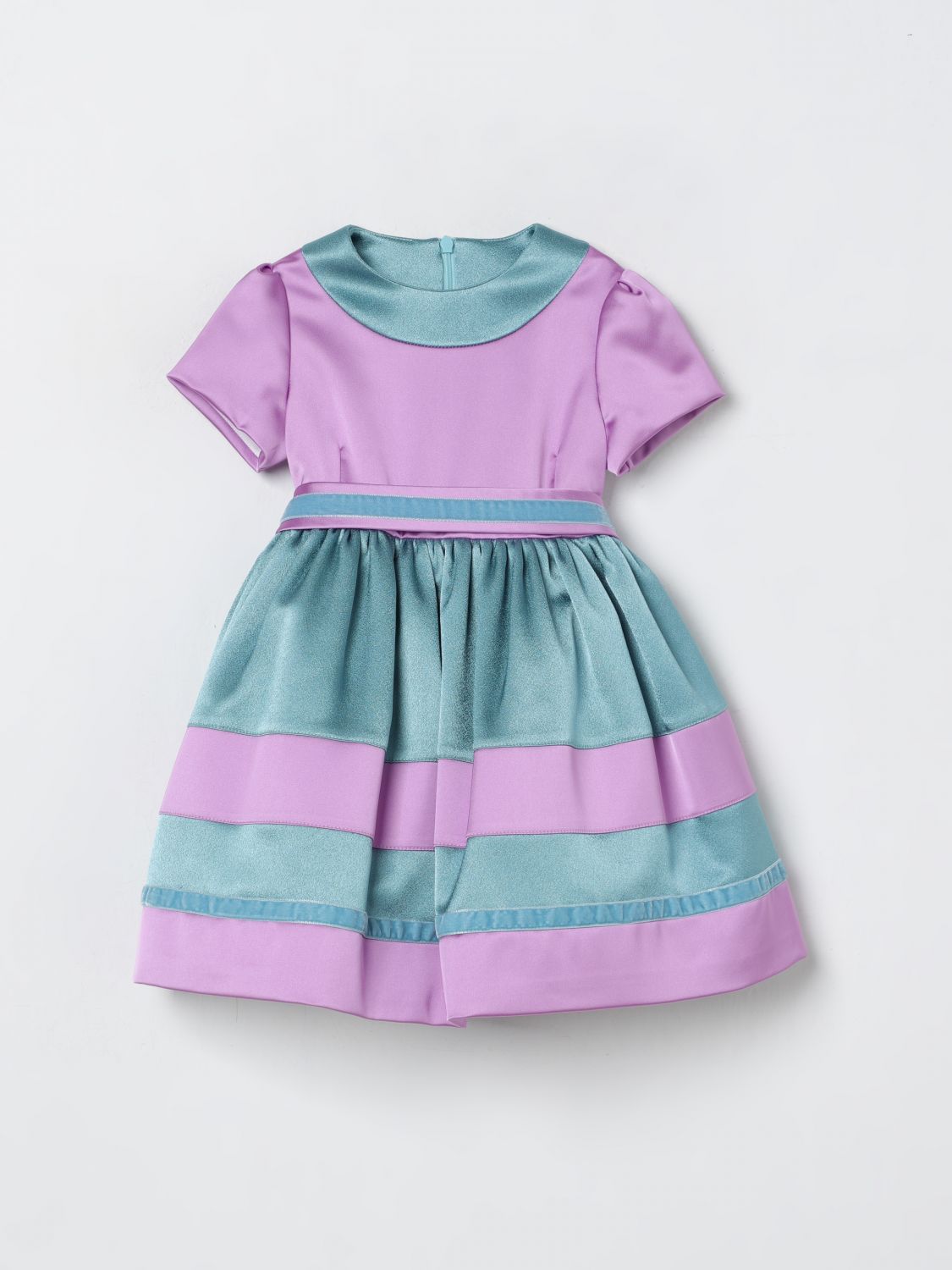 Colori Chiari Dress Kids Color Red In Purple