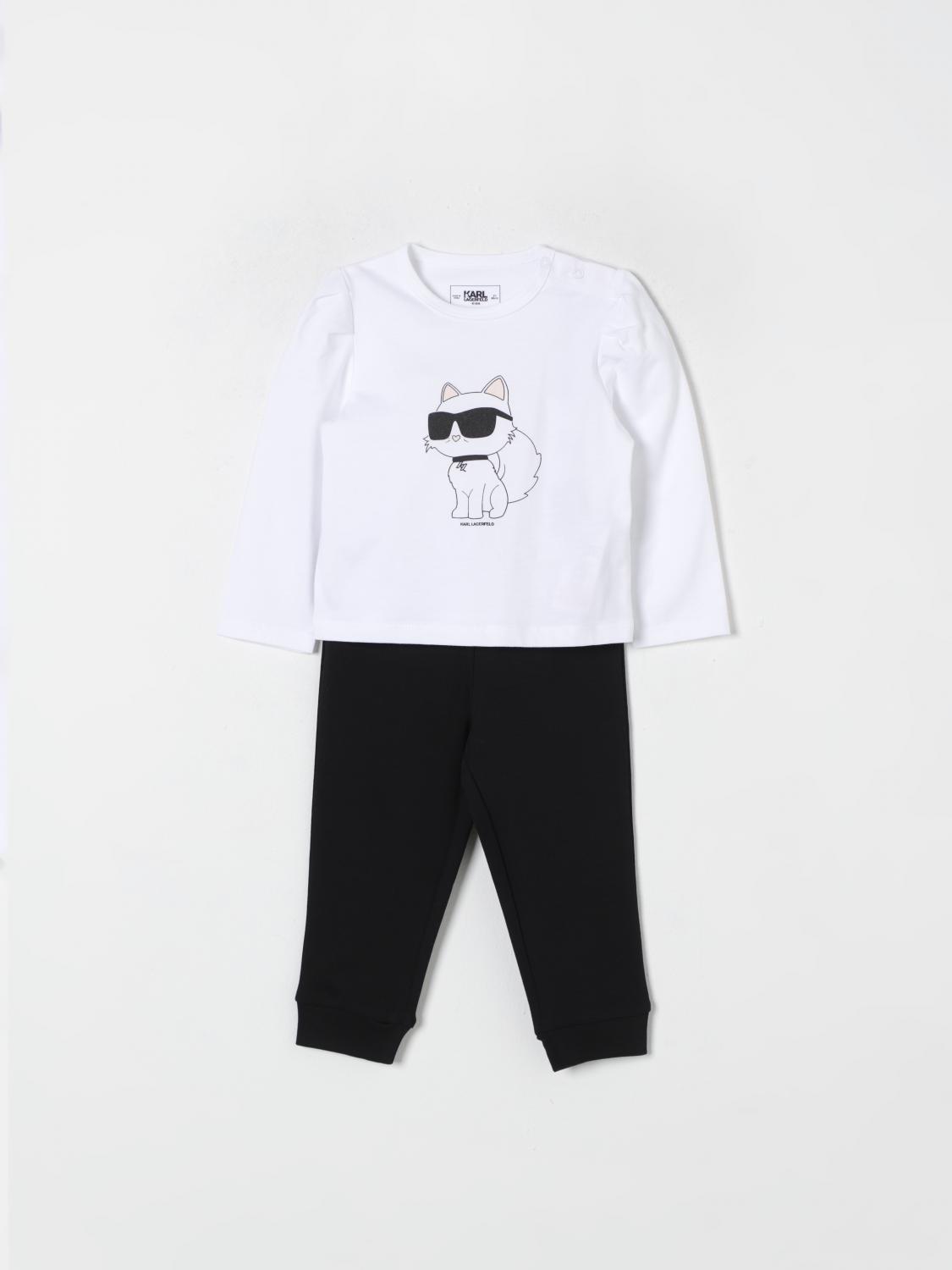 Shop Karl Lagerfeld Romper  Kids Kids Color White In Weiss