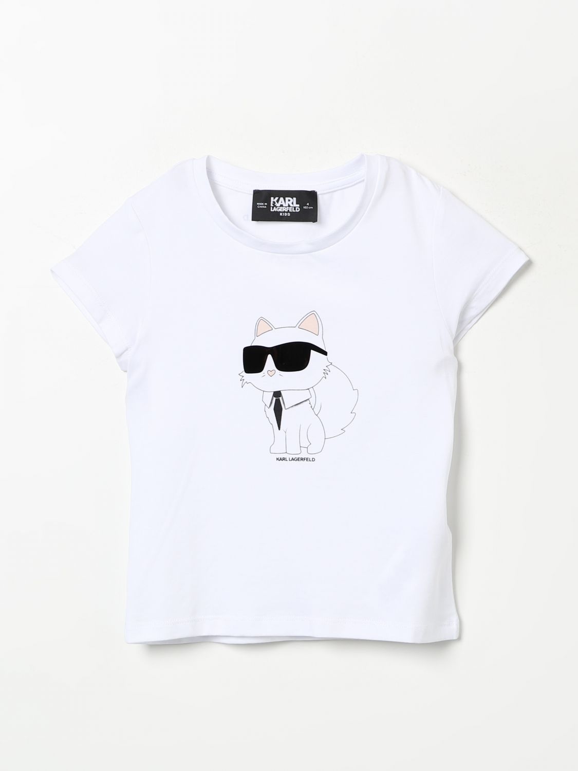 KARL LAGERFELD T恤 KARL LAGERFELD KIDS 儿童 颜色 白色 1 G02152243