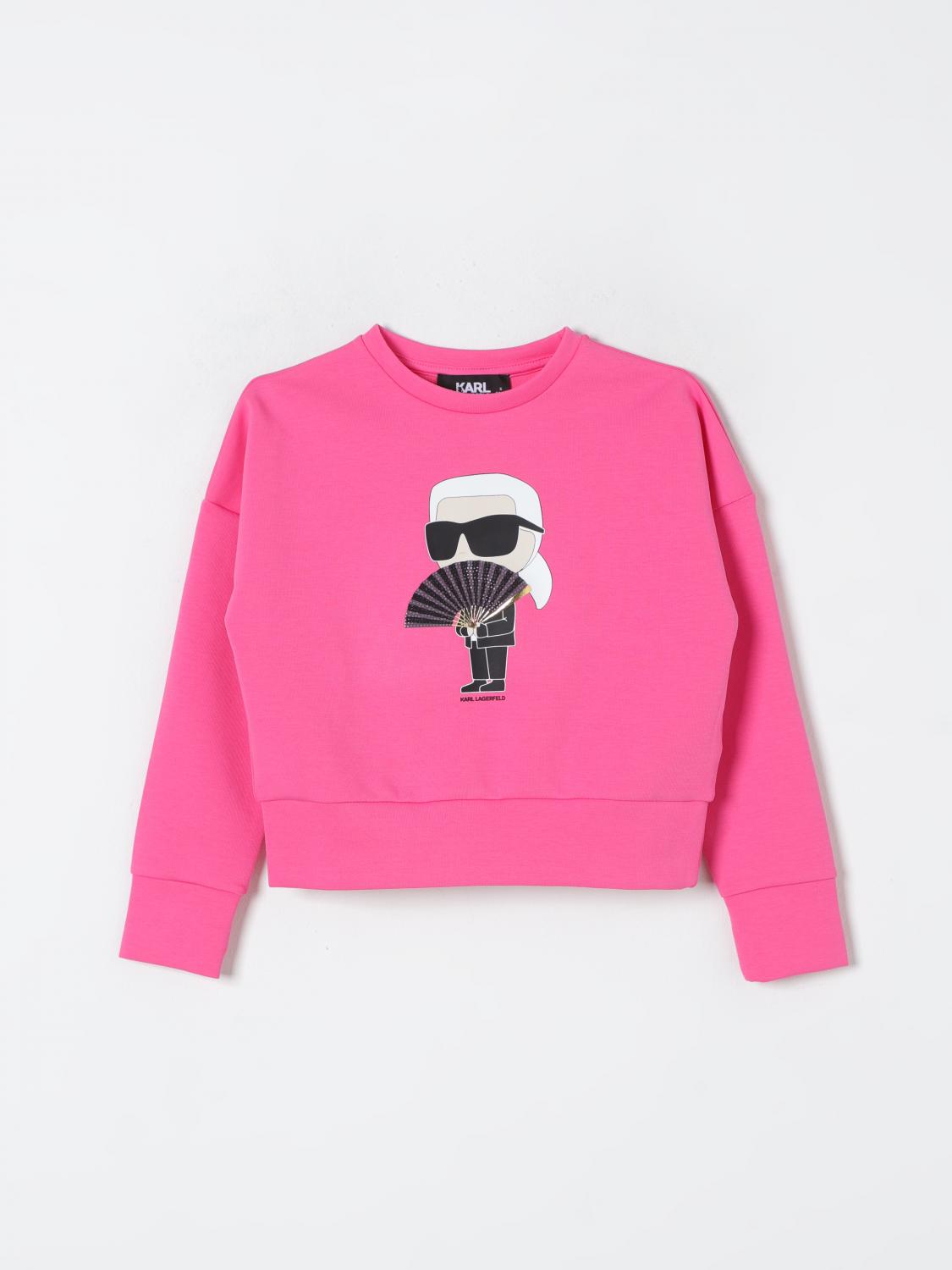 Shop Karl Lagerfeld Sweater  Kids Kids Color Pink