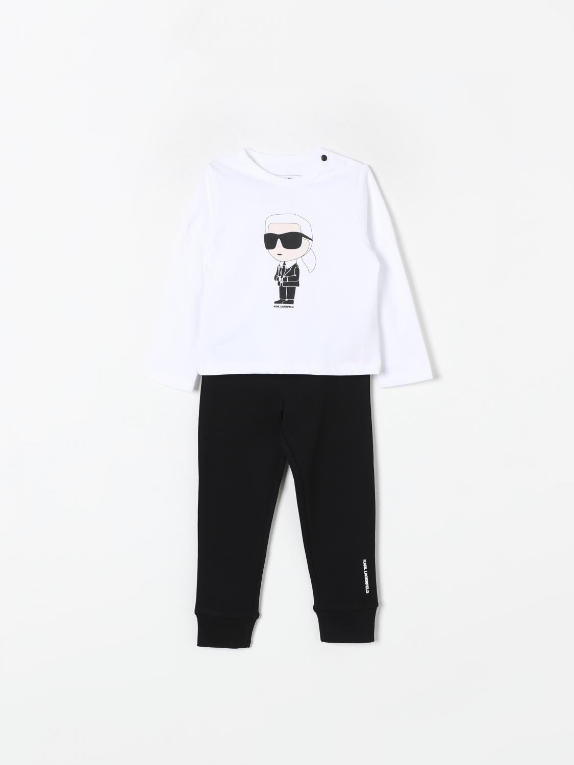 Shop Karl Lagerfeld Romper  Kids Kids Color White In Weiss