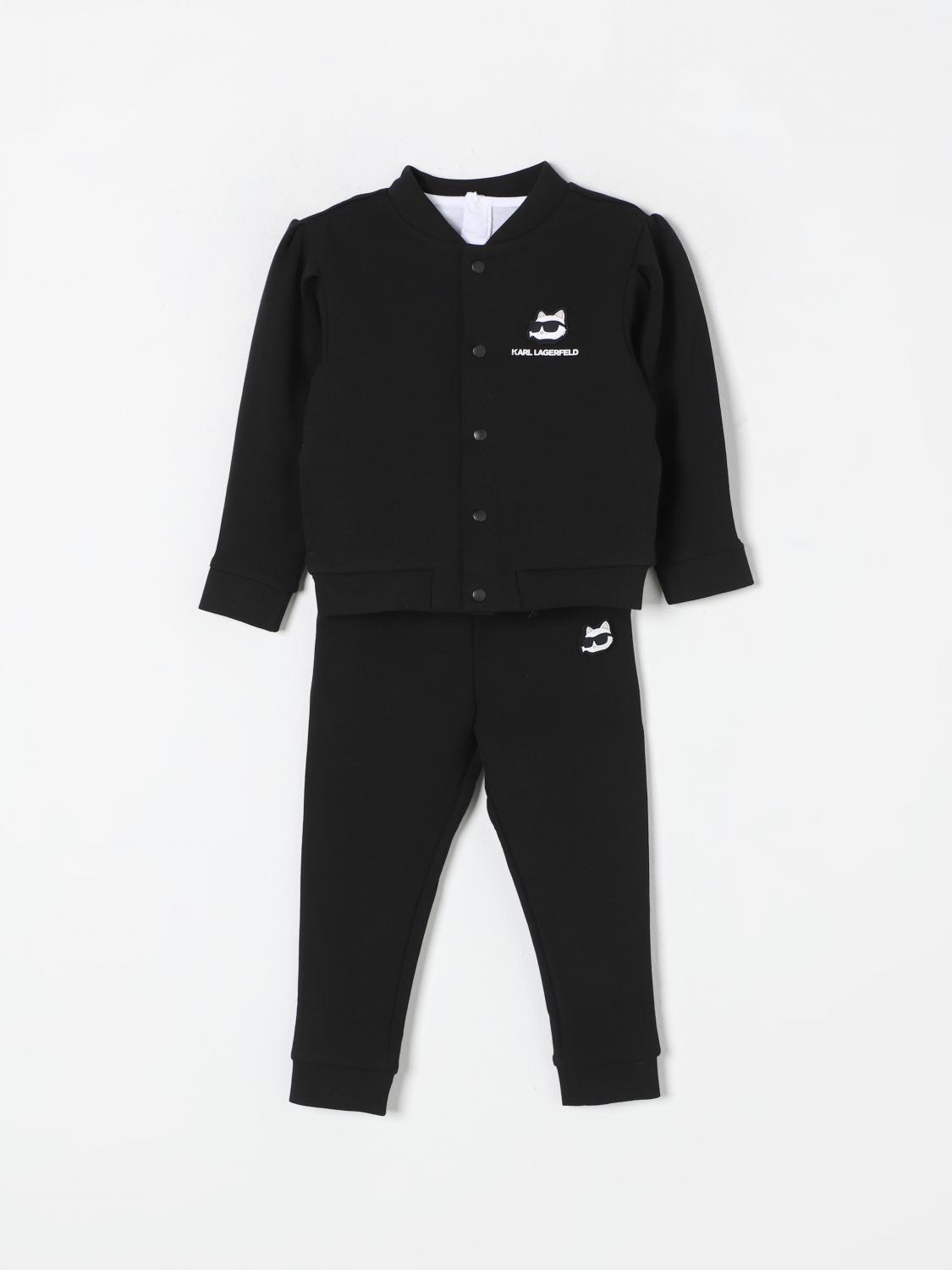 Shop Karl Lagerfeld Romper  Kids Kids Color Black In Schwarz