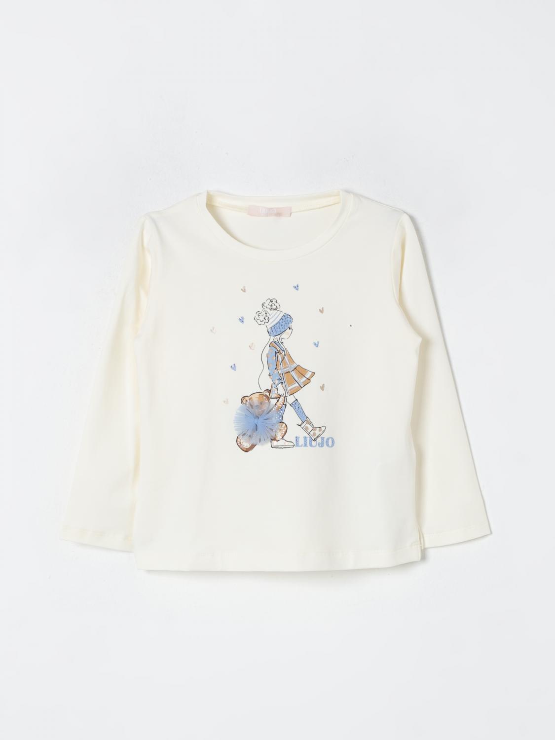 Shop Liu •jo T-shirt Liu Jo Kids Color White In Weiss