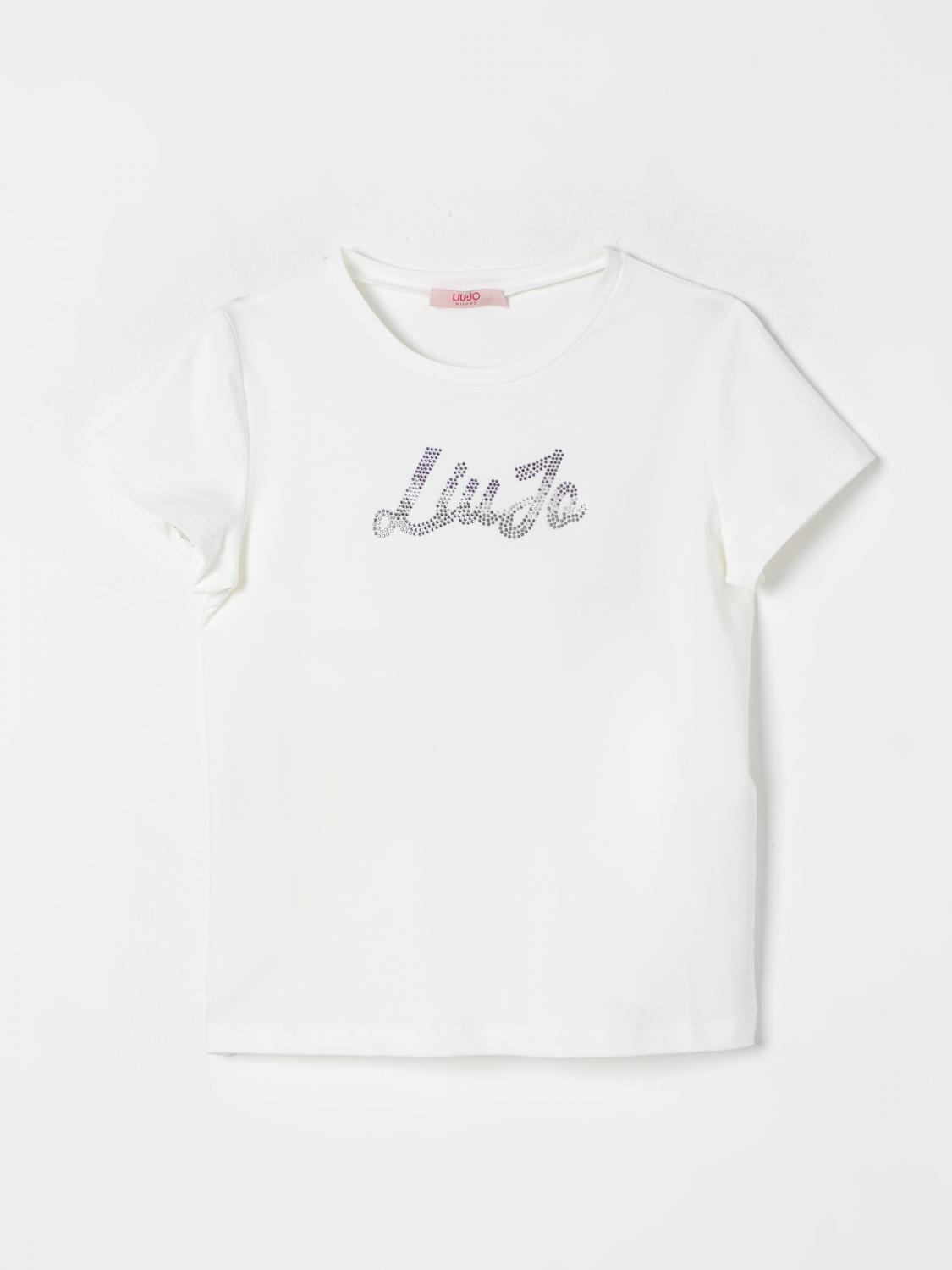 Shop Liu •jo T-shirt Liu Jo Kids Color White In Weiss