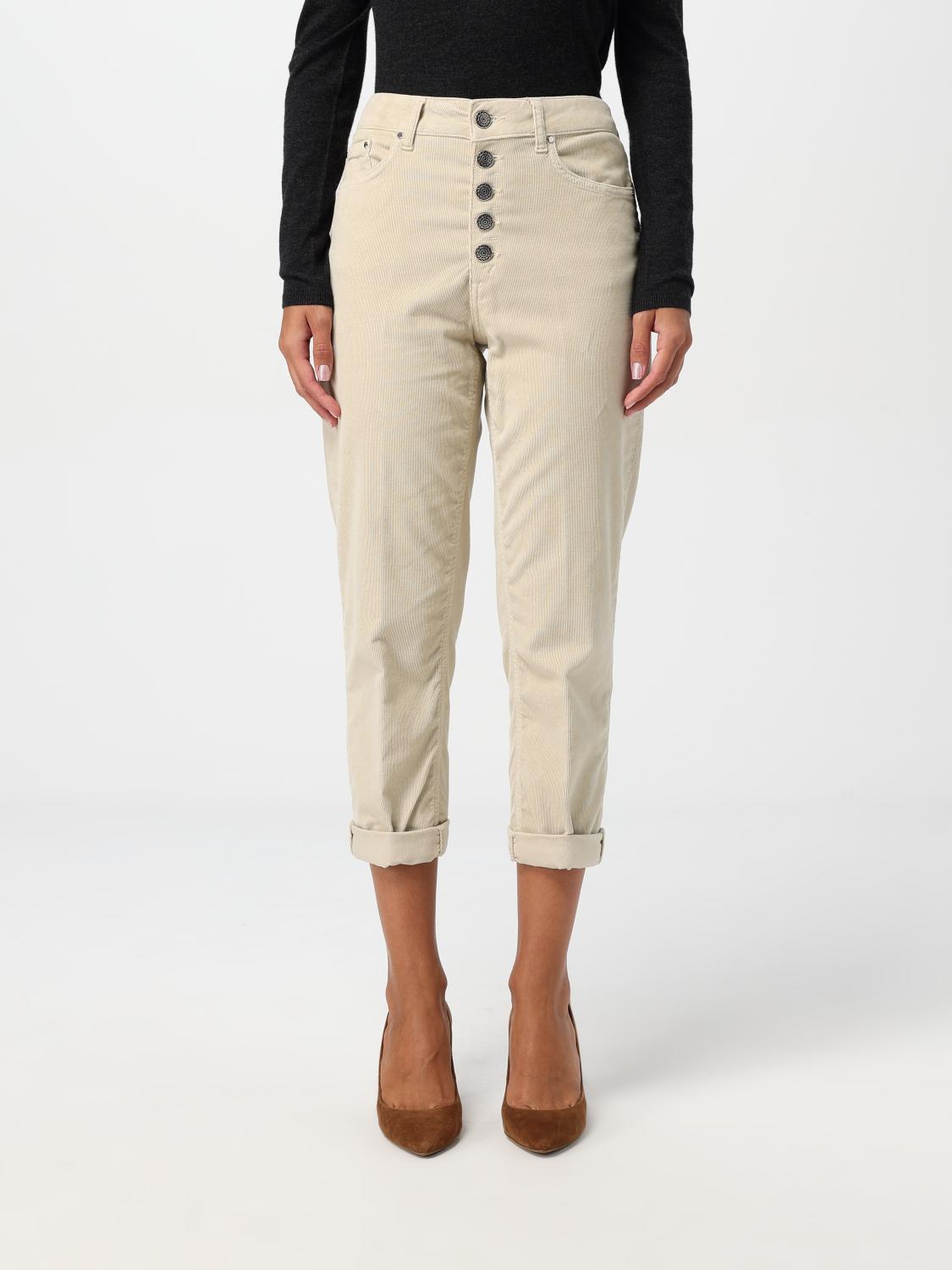 Dondup Trousers Featuring Bottom Cuffs And 5 Pockets In Multi