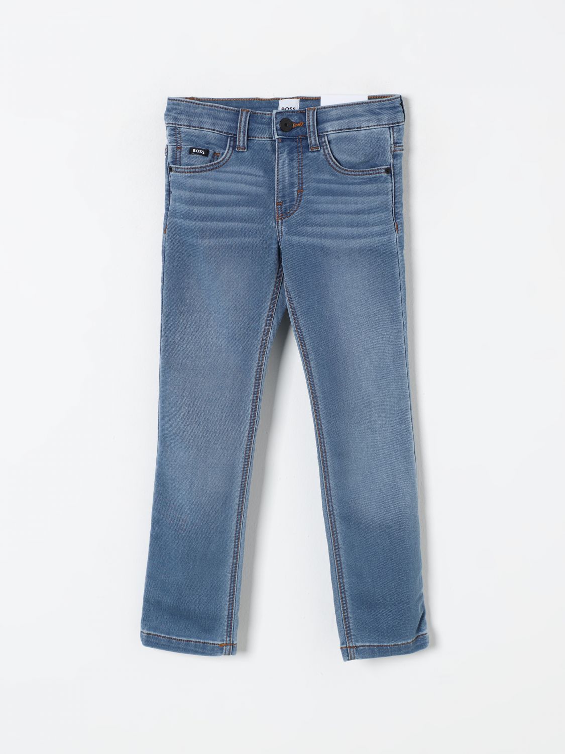 Shop Hugo Boss Jeans Boss Kids Color Denim