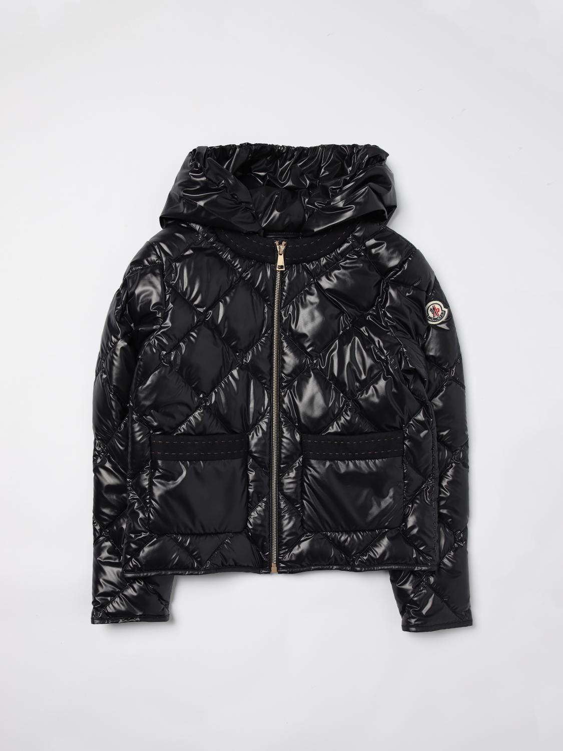 Shop Moncler Jacket  Kids Color Blue In Blau