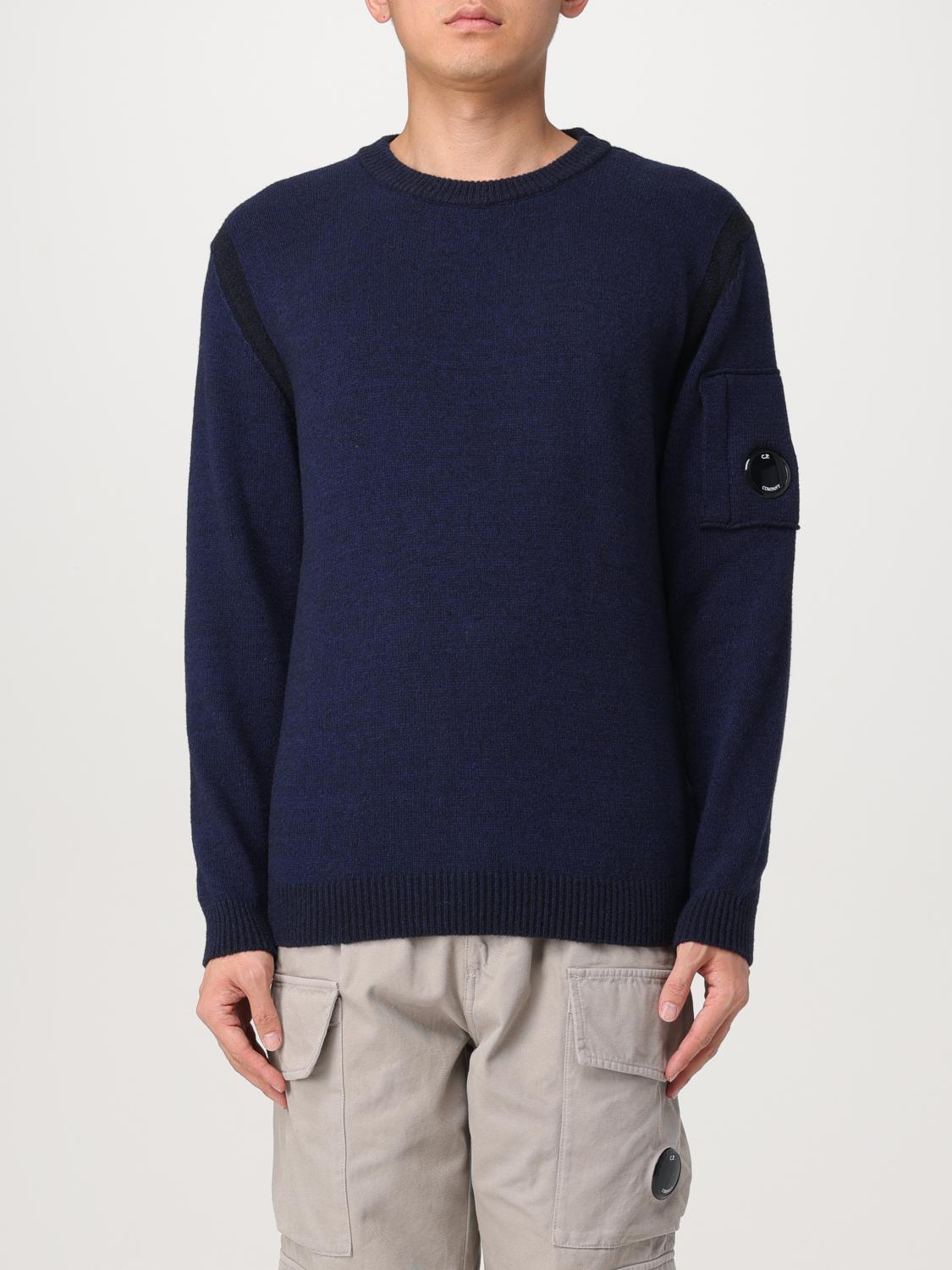 C.p. Company Sweater C. P. Company Men Color Blue In Blau