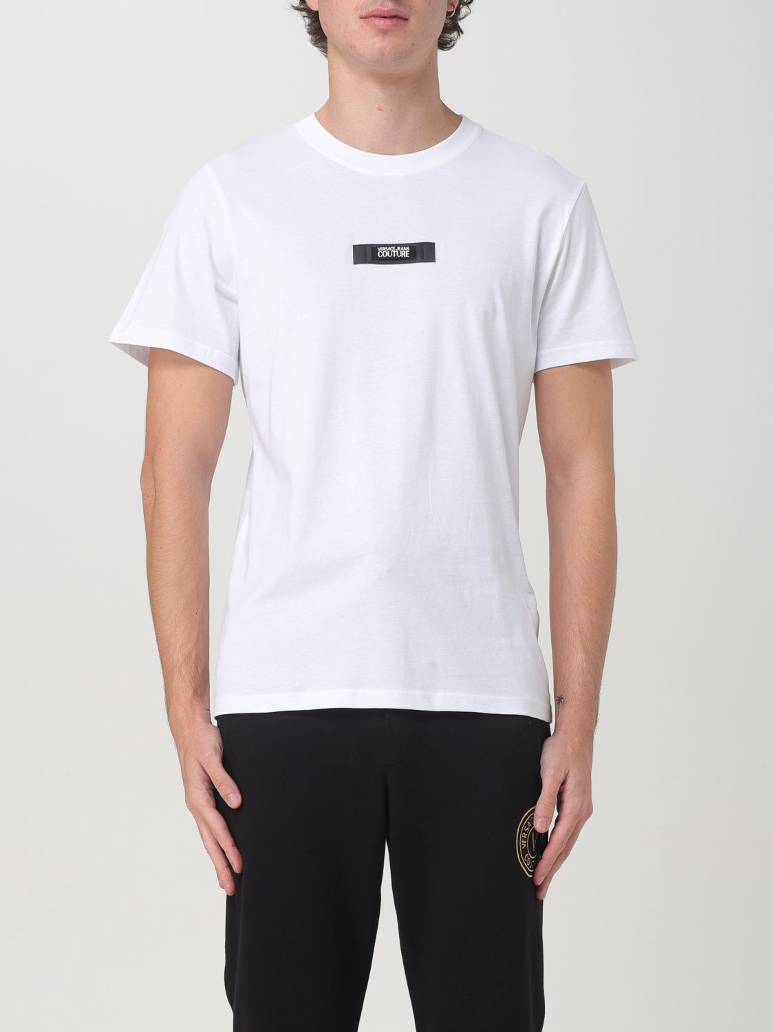 Versace Jeans Couture T-shirt  Men Color White In Weiss