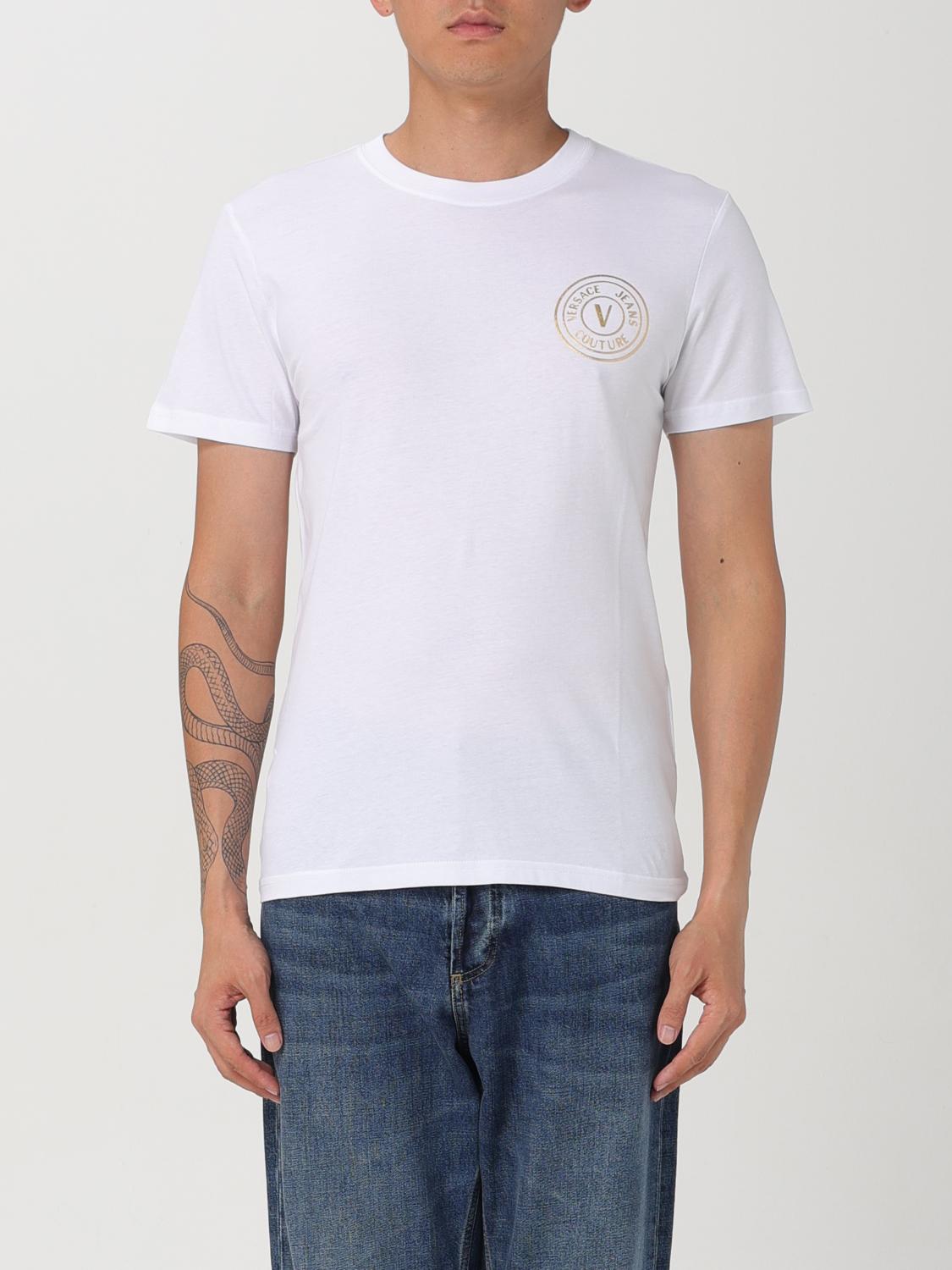 VERSACE JEANS COUTURE T-SHIRT VERSACE JEANS COUTURE MEN COLOR WHITE G02363001