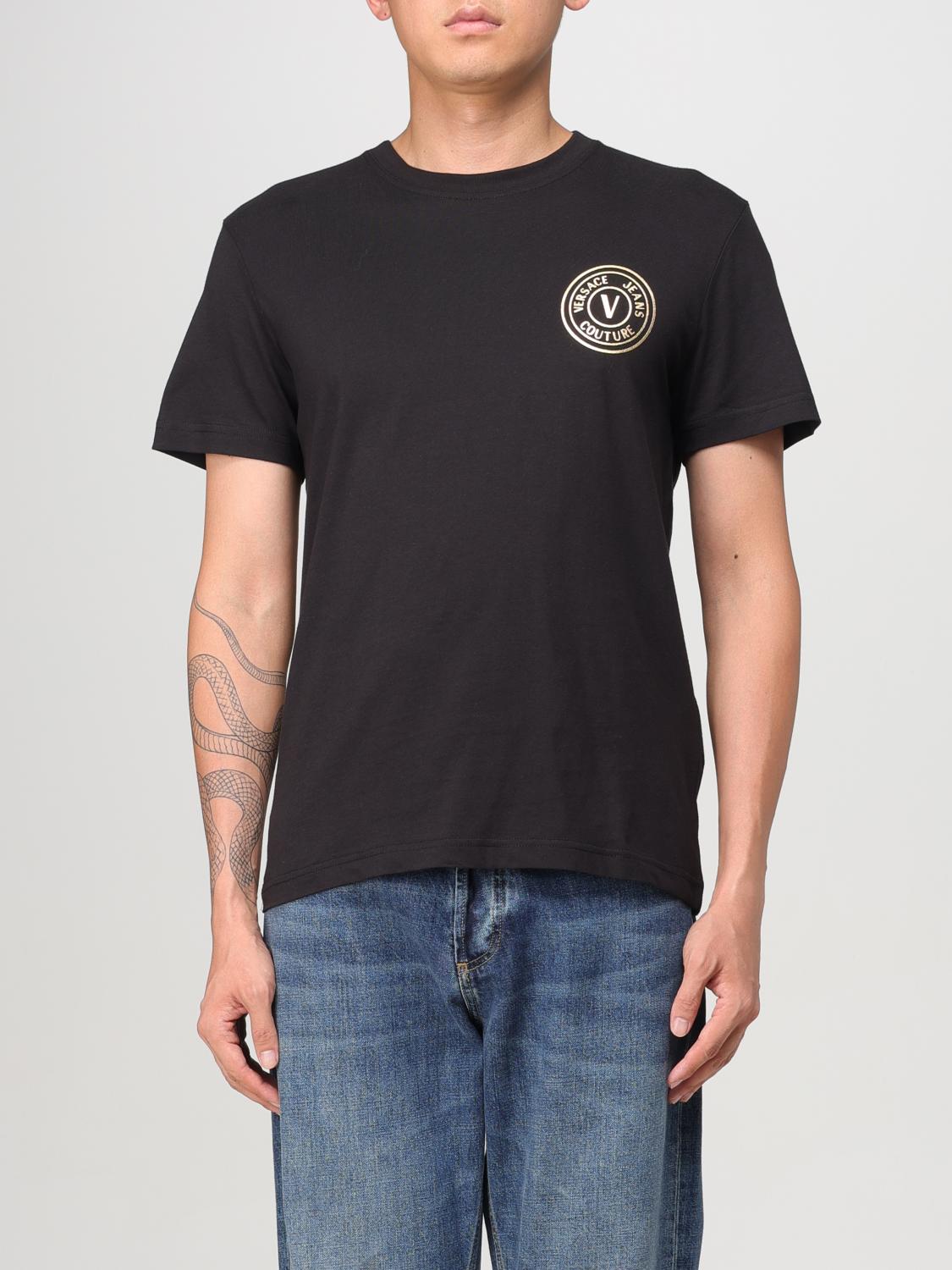 VERSACE JEANS COUTURE T-SHIRT VERSACE JEANS COUTURE MEN COLOR BLACK G02363002