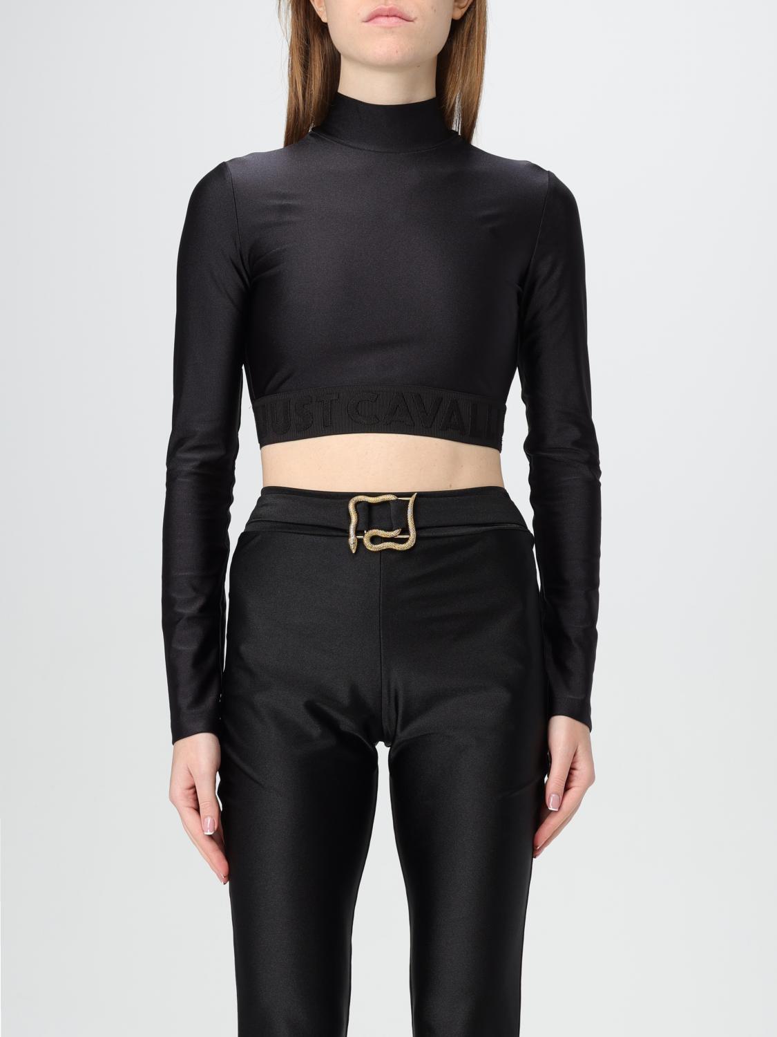 JUST CAVALLI TOP JUST CAVALLI WOMAN COLOR BLACK G02401002