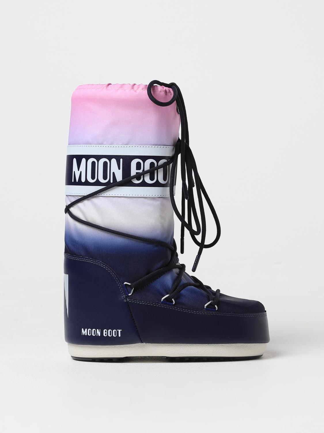 Shop Moon Boot Boots  Woman Color Multicolor In Bunt