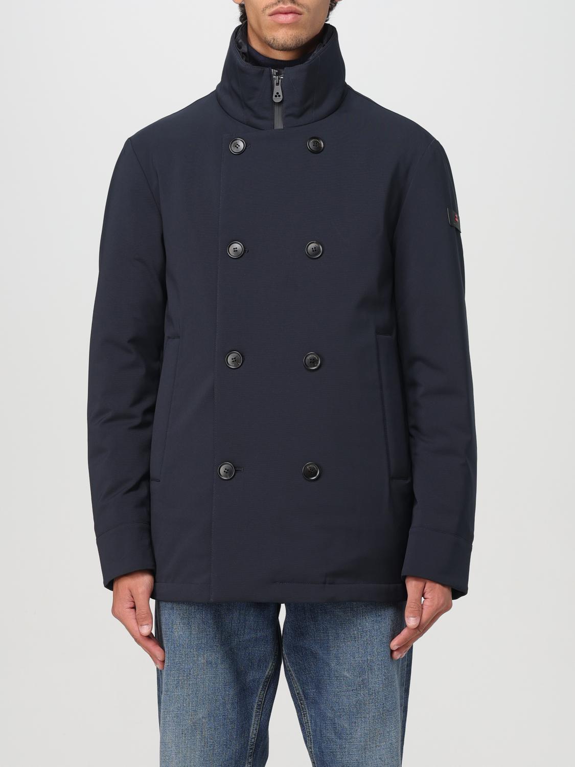Peuterey Coat Men Color Blue In Blau