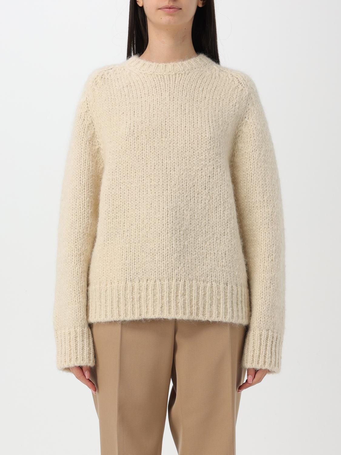 Jil Sander Sweater Woman Color White In Weiss
