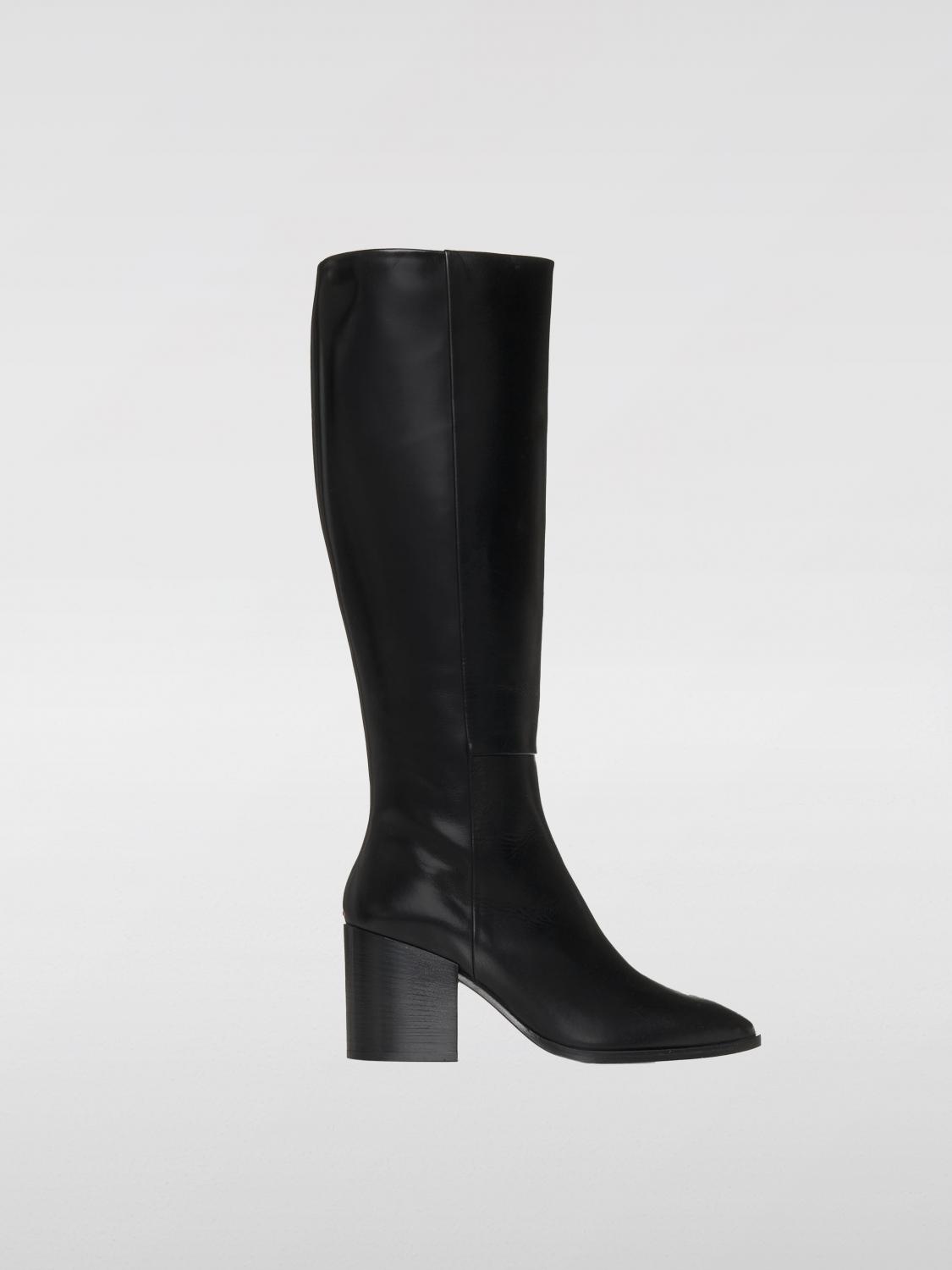 Shop Aeyde Boots  Woman Color Black In Schwarz