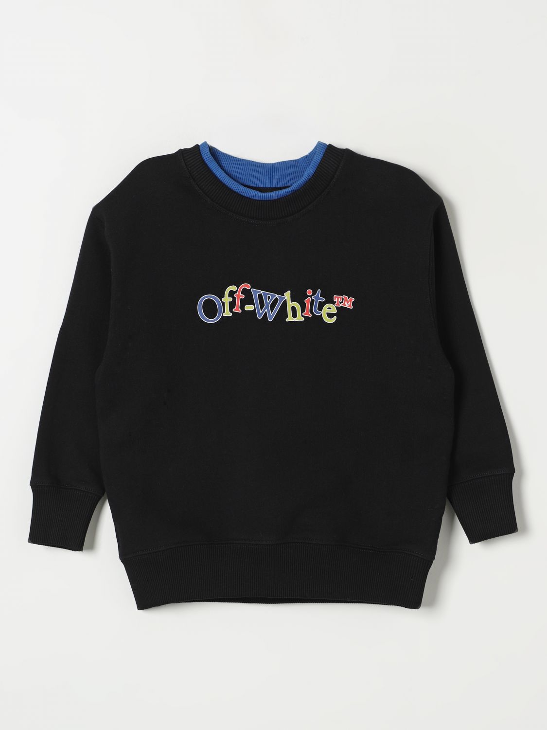 Shop Off-white Sweater  Kids Kids Color Black In Schwarz