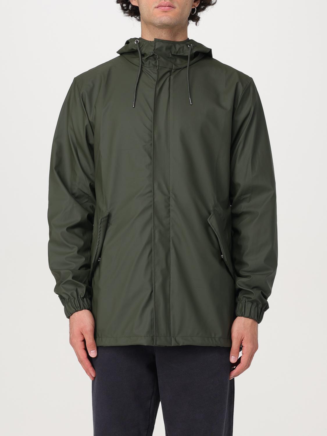 Shop Rains Jacket  Men Color Green In Grün